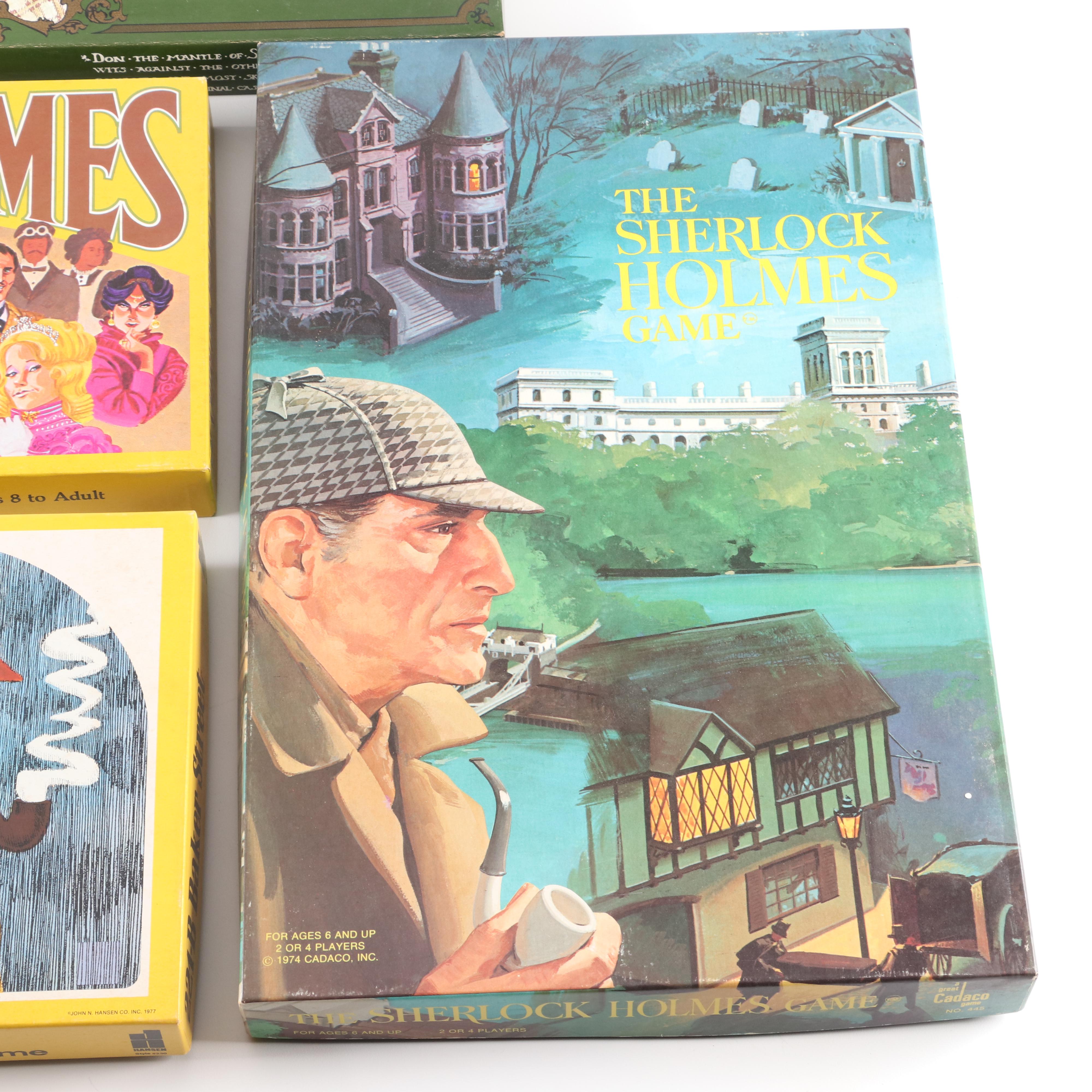 Collection of Sherlock Holmes Board Games