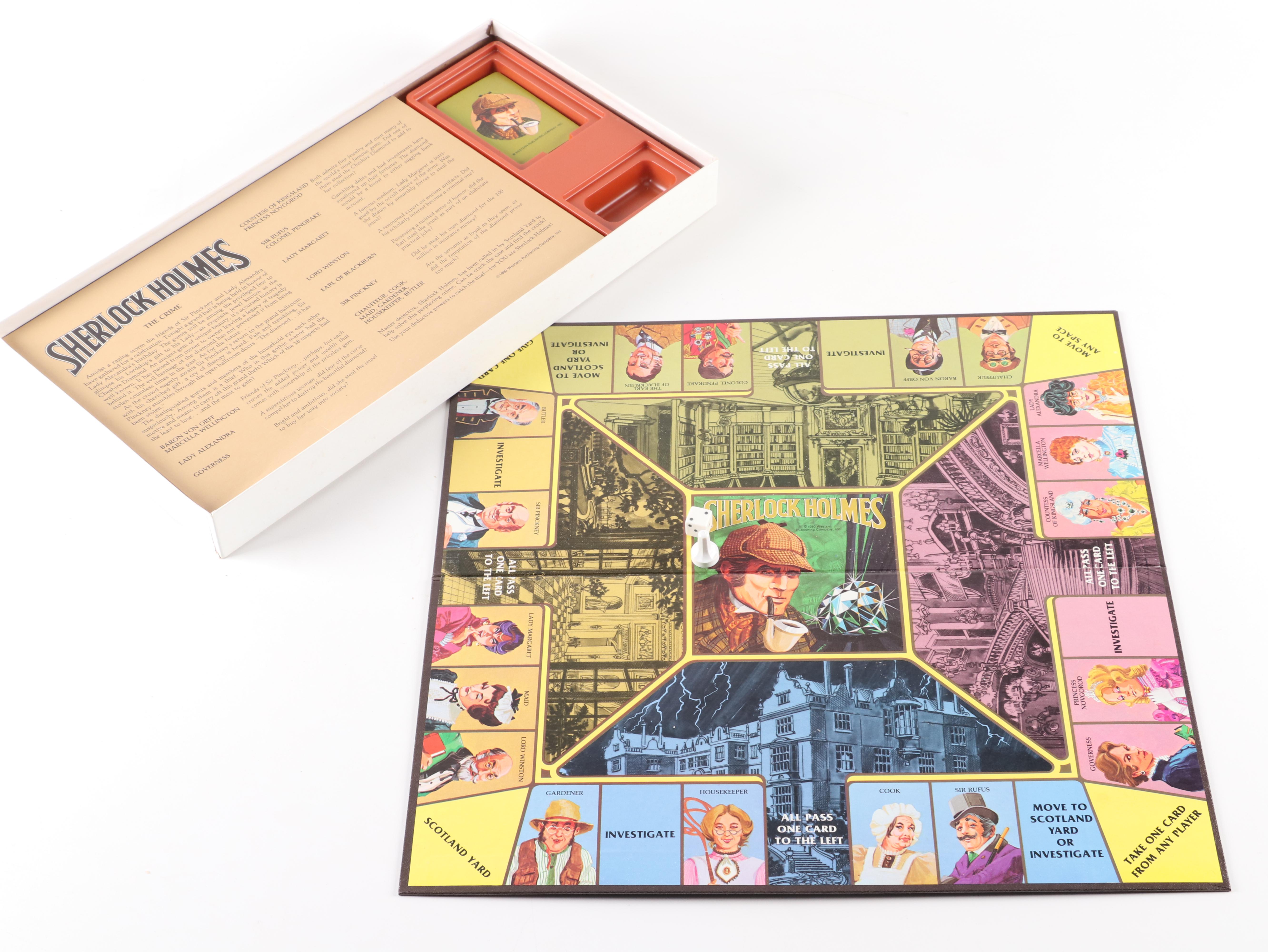 Collection of Sherlock Holmes Board Games