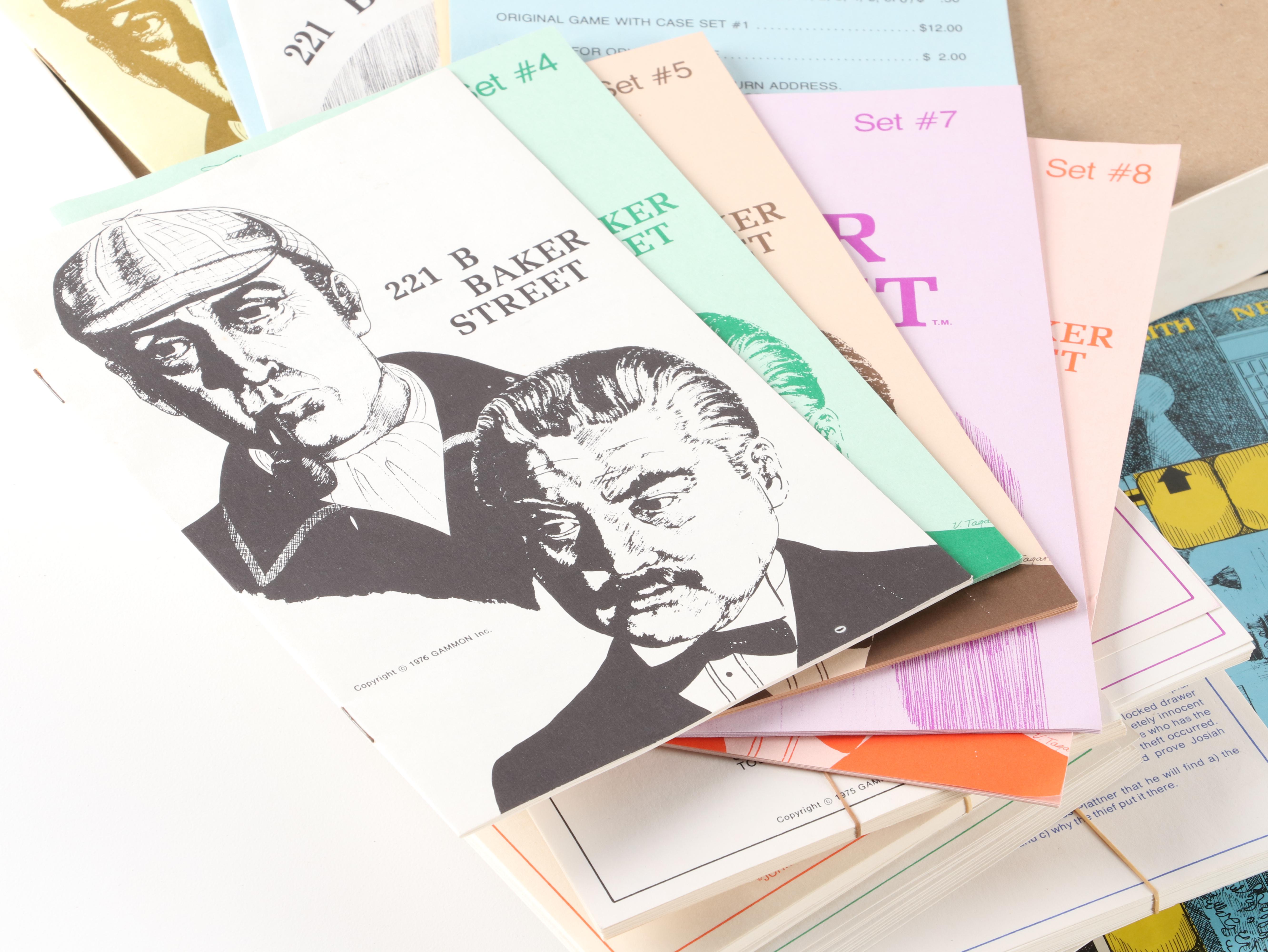 Collection of Sherlock Holmes Board Games