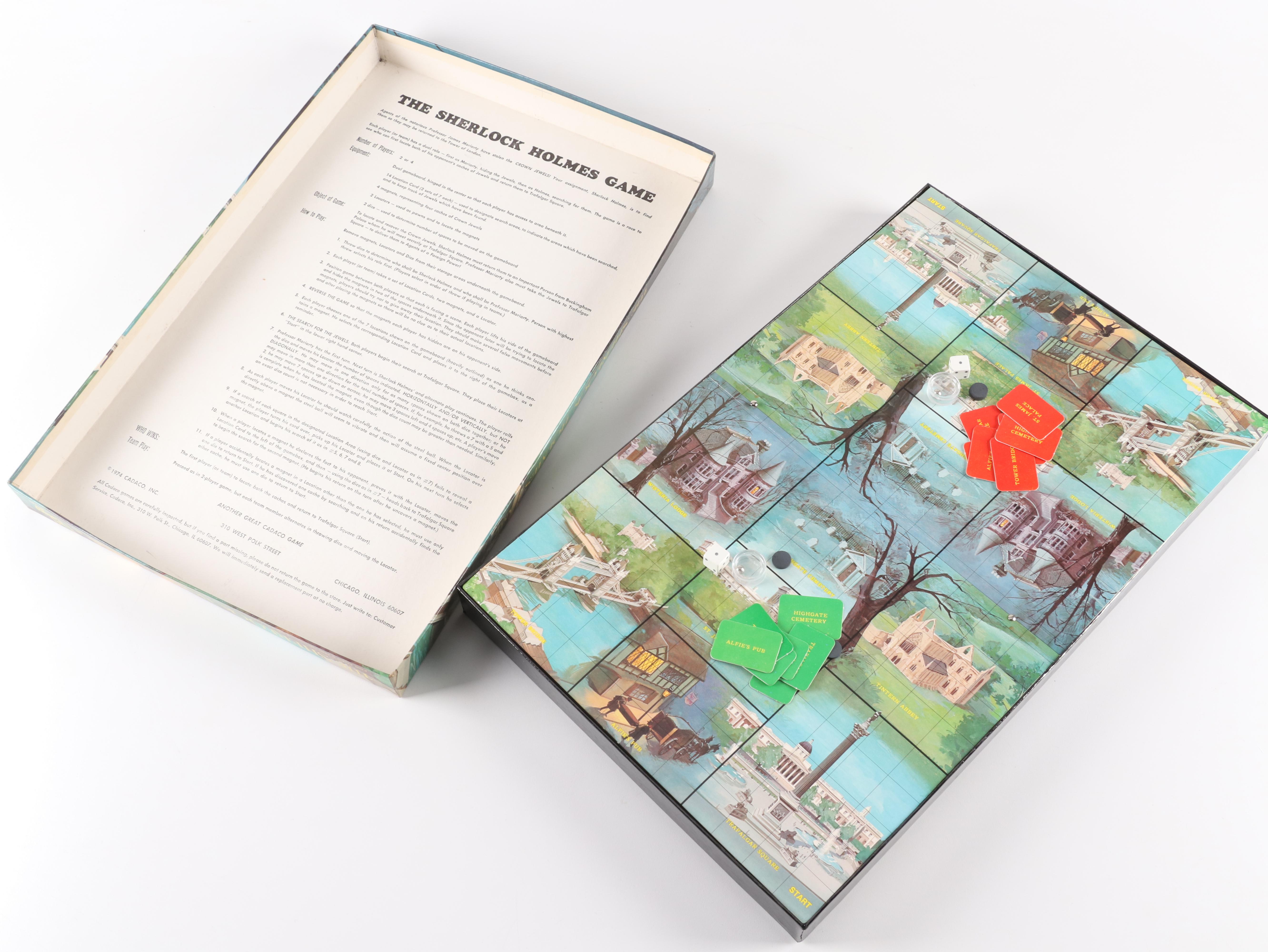 Collection of Sherlock Holmes Board Games