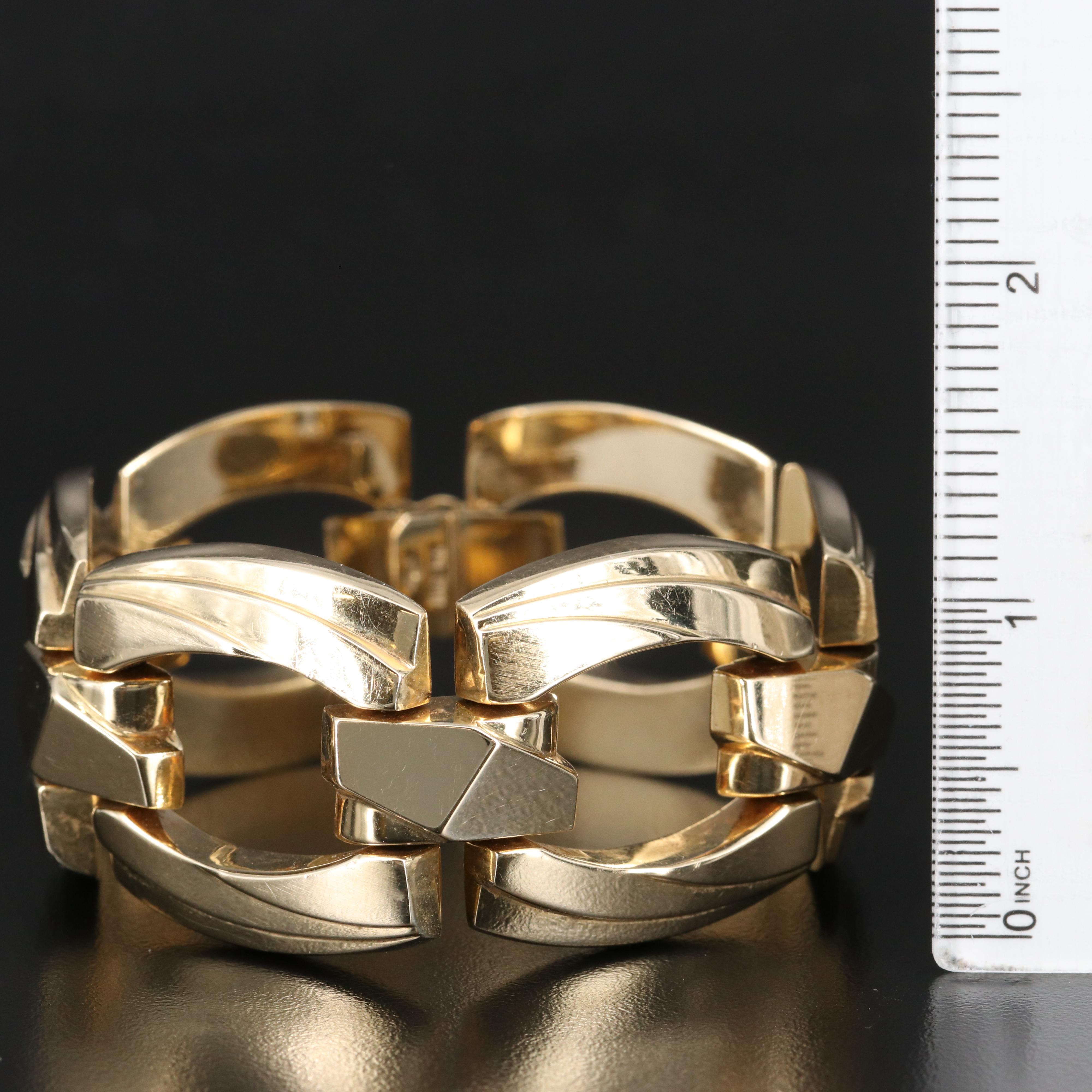14K Fancy Link Bracelet