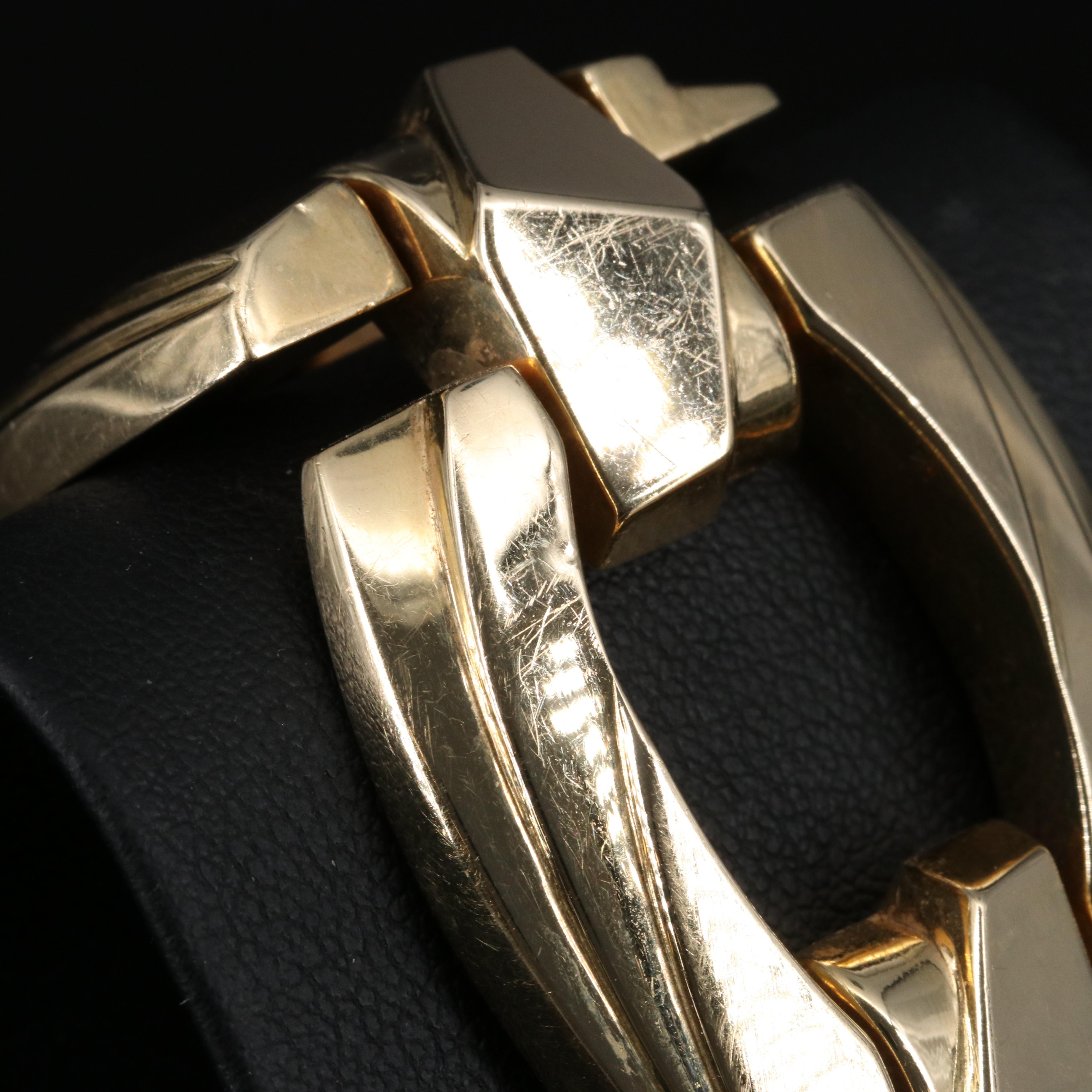 14K Fancy Link Bracelet