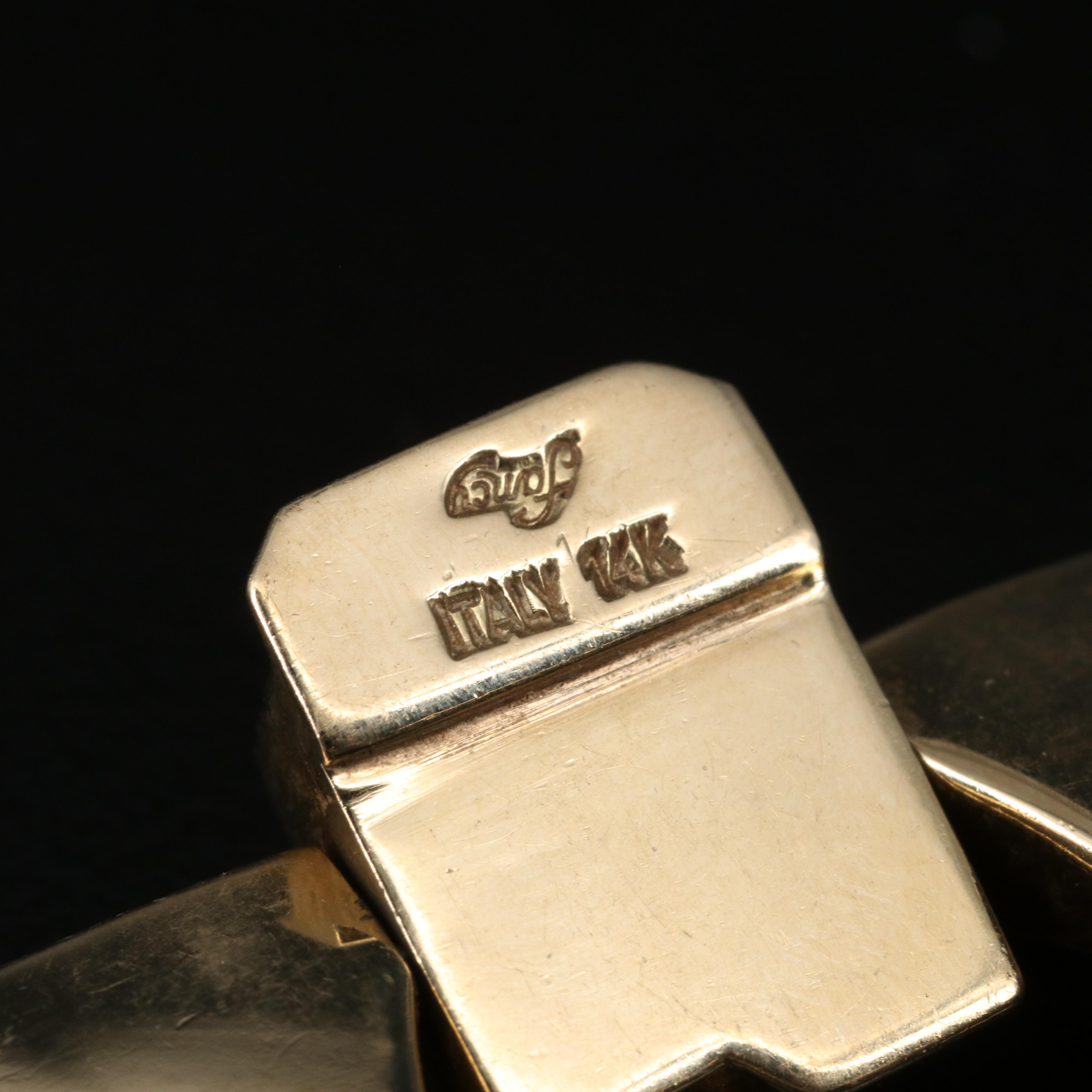 14K Fancy Link Bracelet