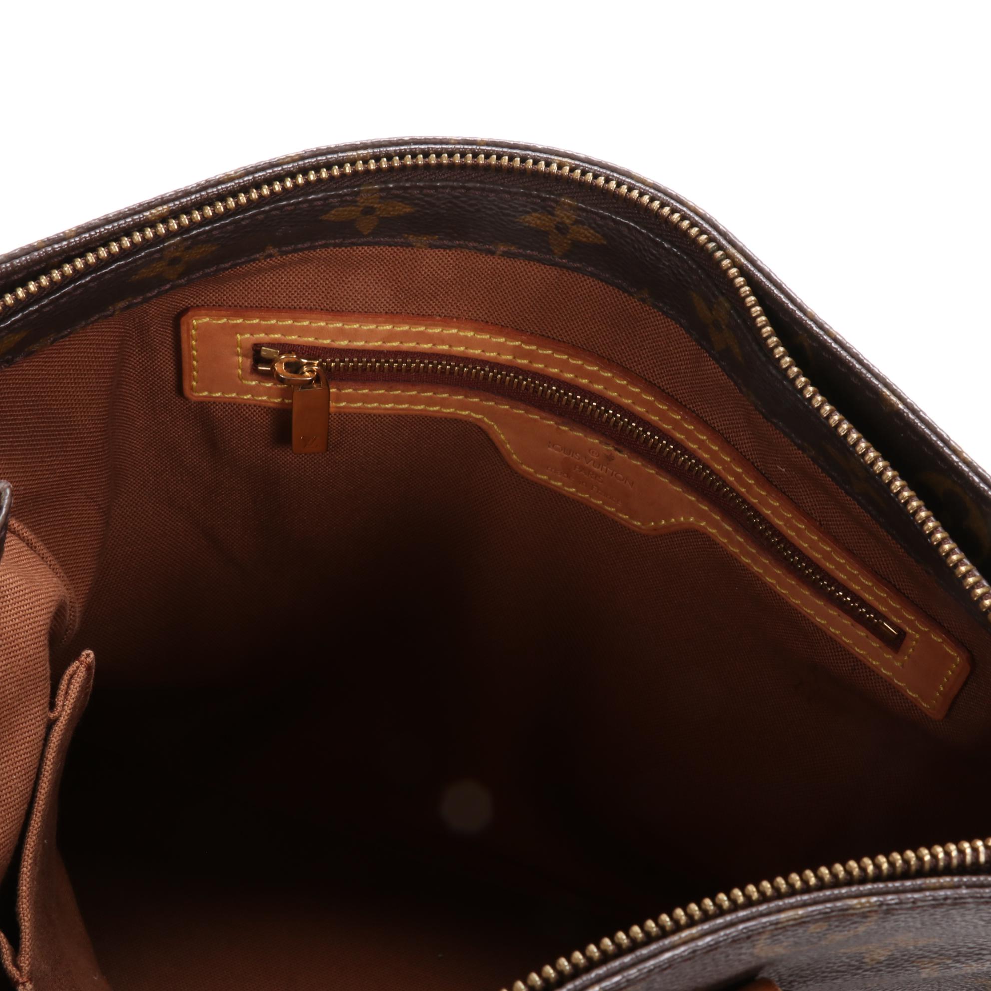 Louis Vuitton Cabas Piano Tote in Monogram Canvas and Vachetta Leather