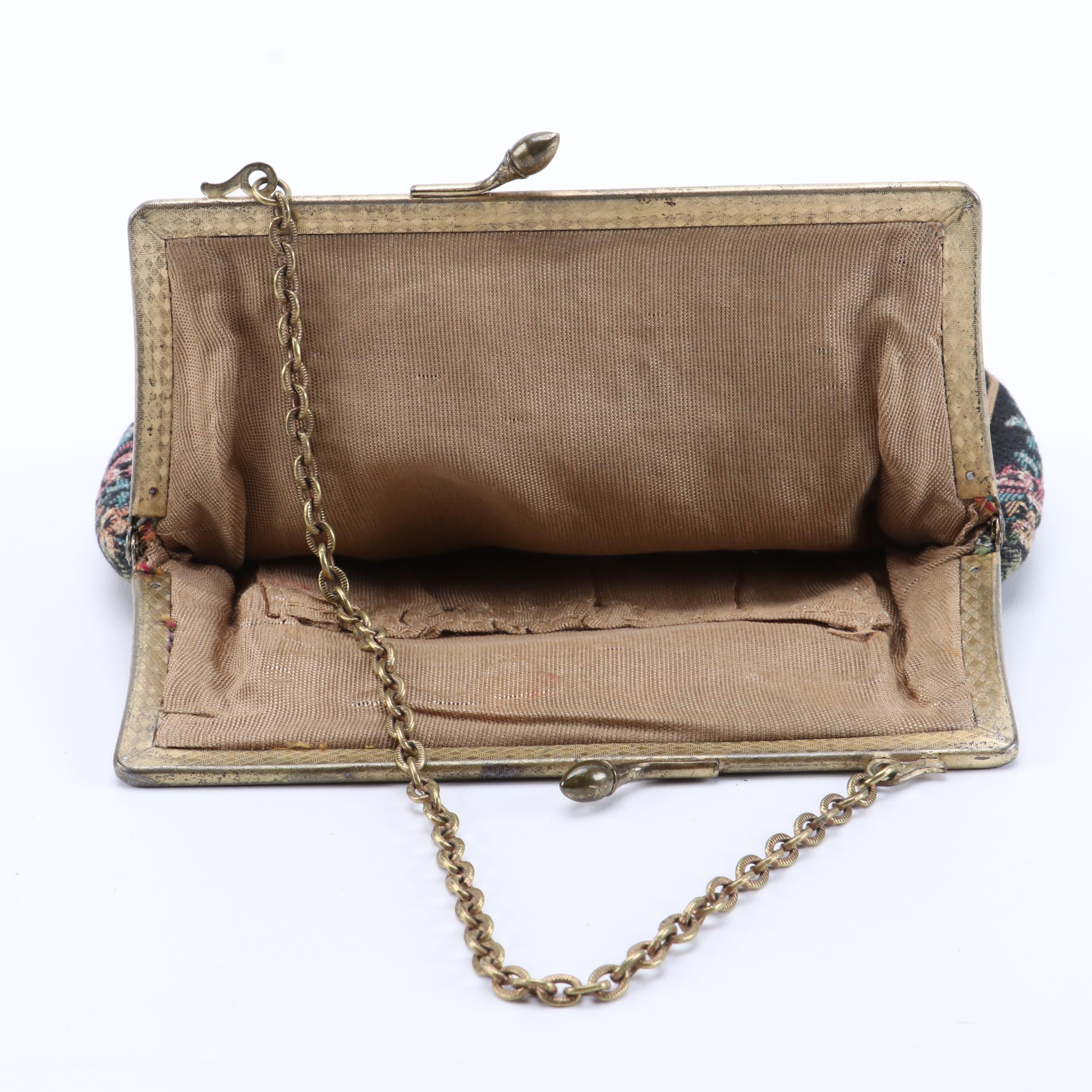 N.B.M. Austria and Other Floral and Scenic Needlepoint Frame Purses