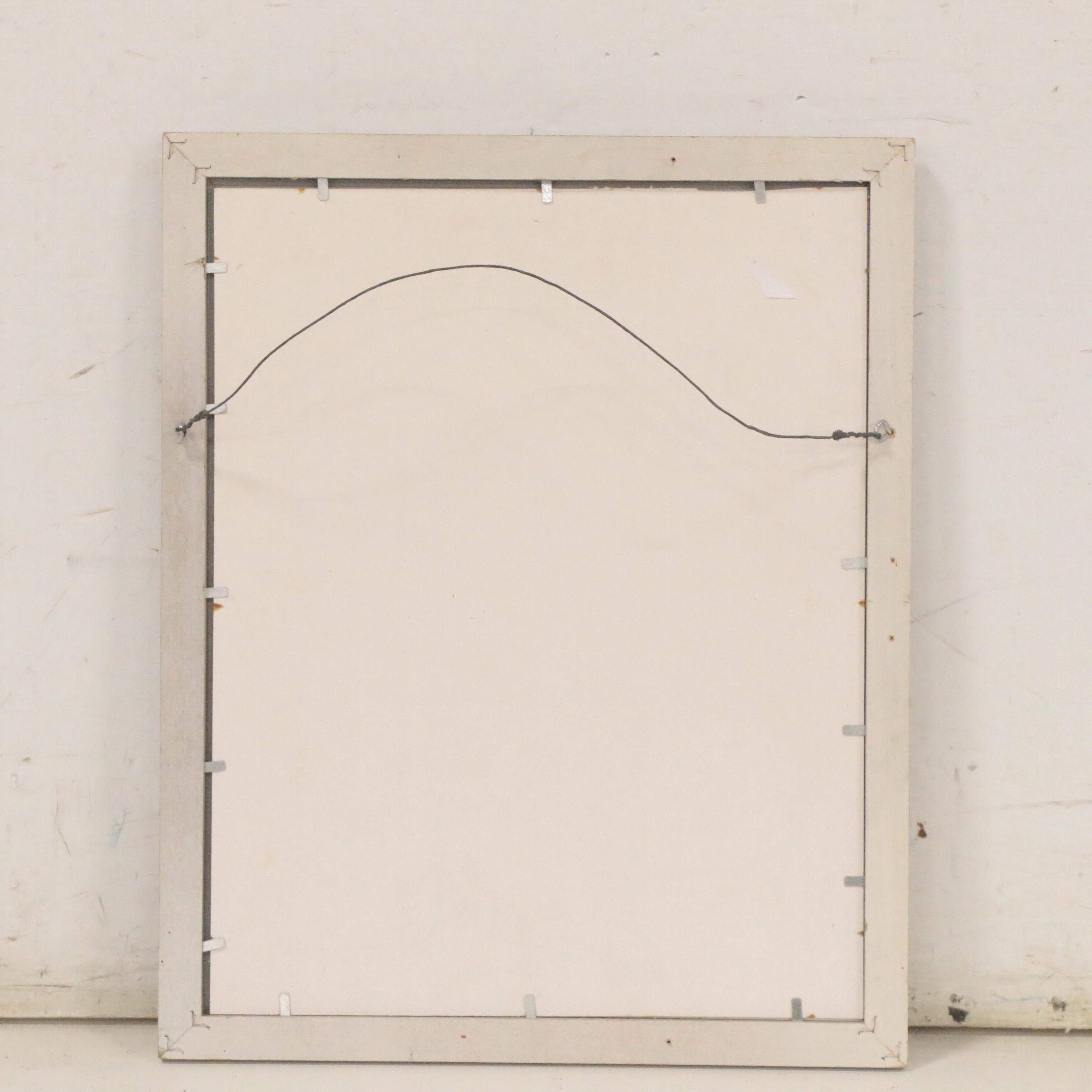 Mixed Media Painting of Figural Nude Statue, 2003