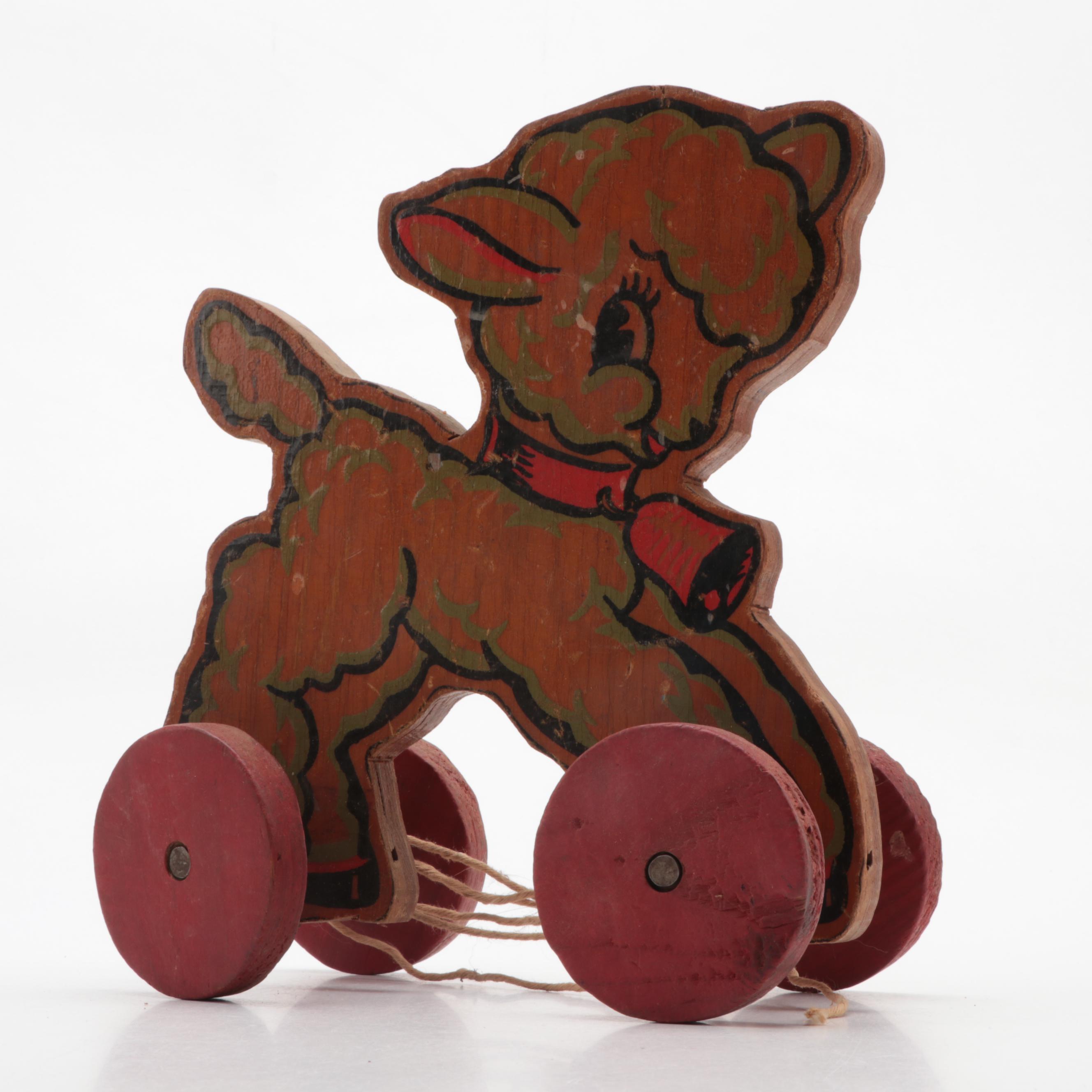 Fisher-Price Wooden Pull-Toys, Vintage