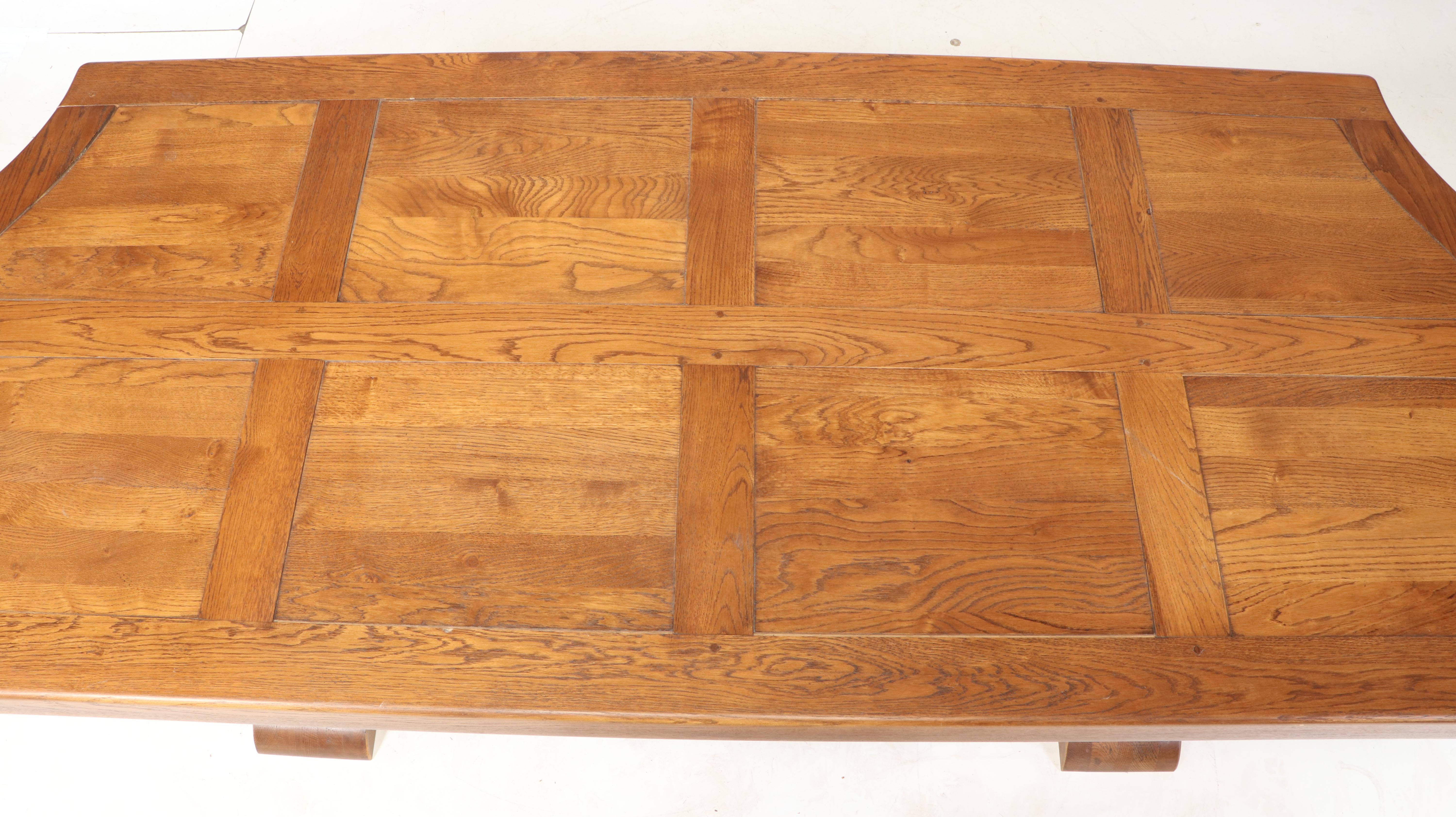 Exigence French Oak Trestle Dining Table