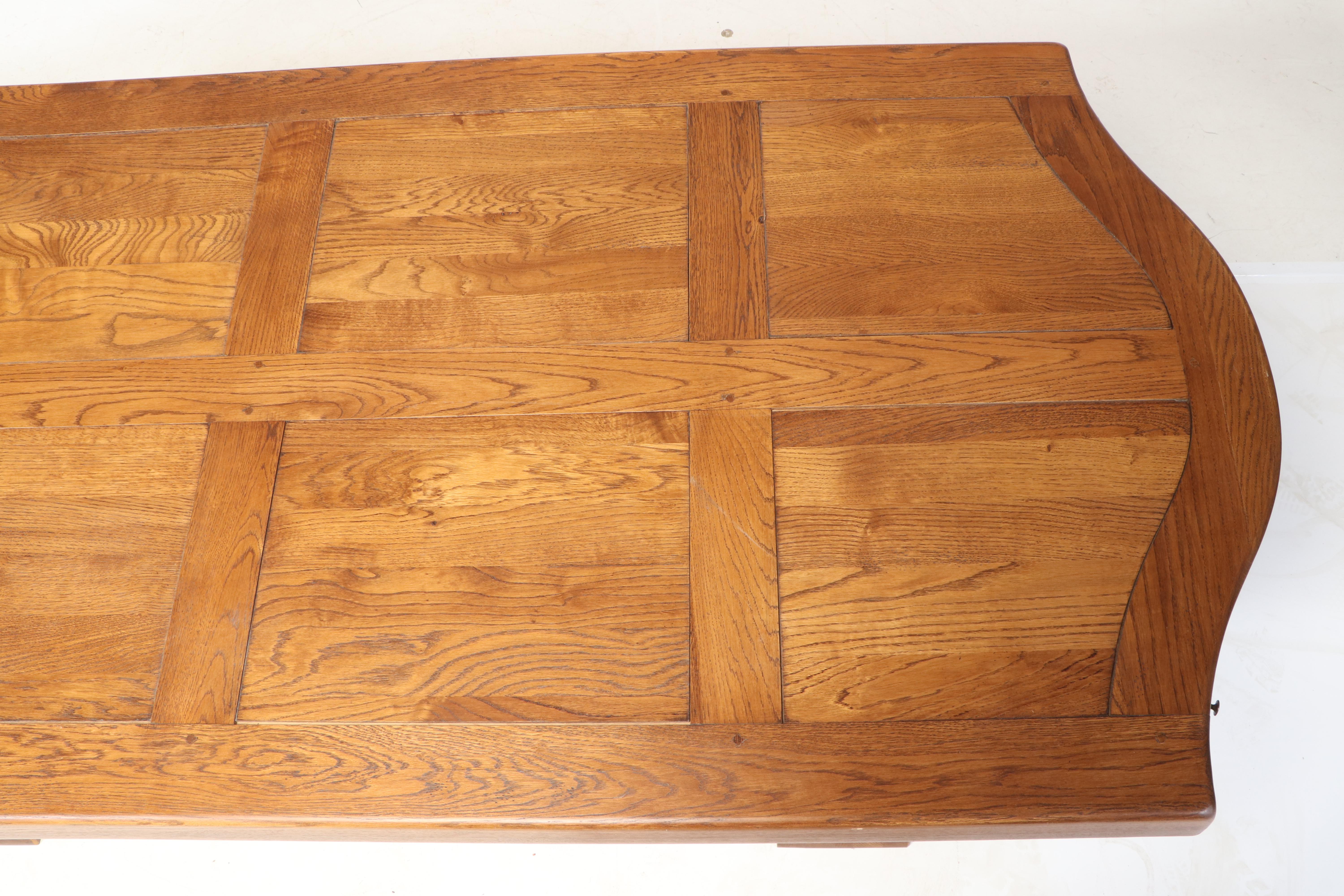 Exigence French Oak Trestle Dining Table