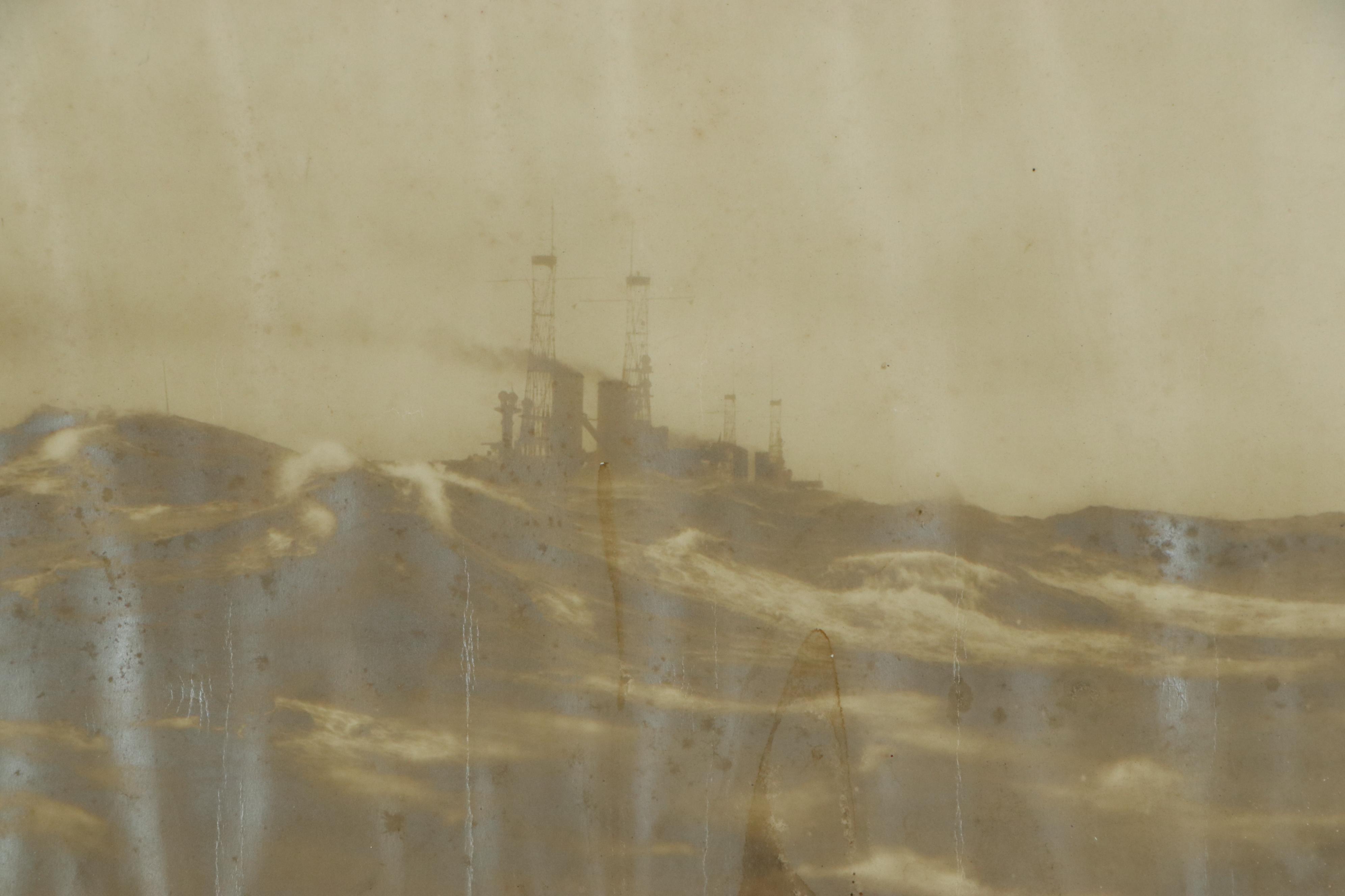 O.W. Waterman and E. Muller Carbon Photographs of Navy Ships, Early 20th Century