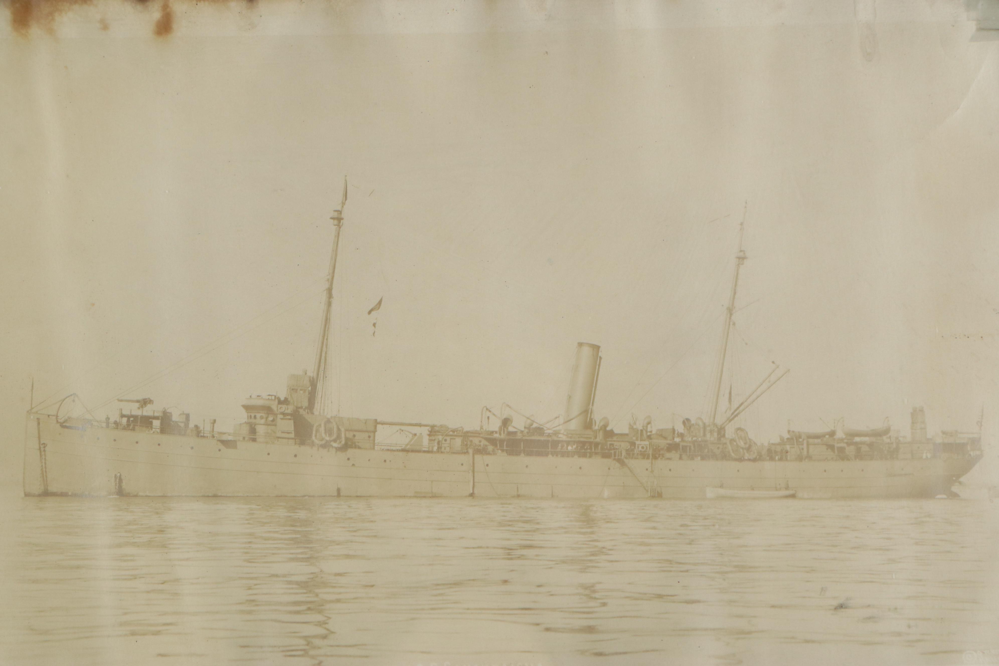 O.W. Waterman and E. Muller Carbon Photographs of Navy Ships, Early 20th Century