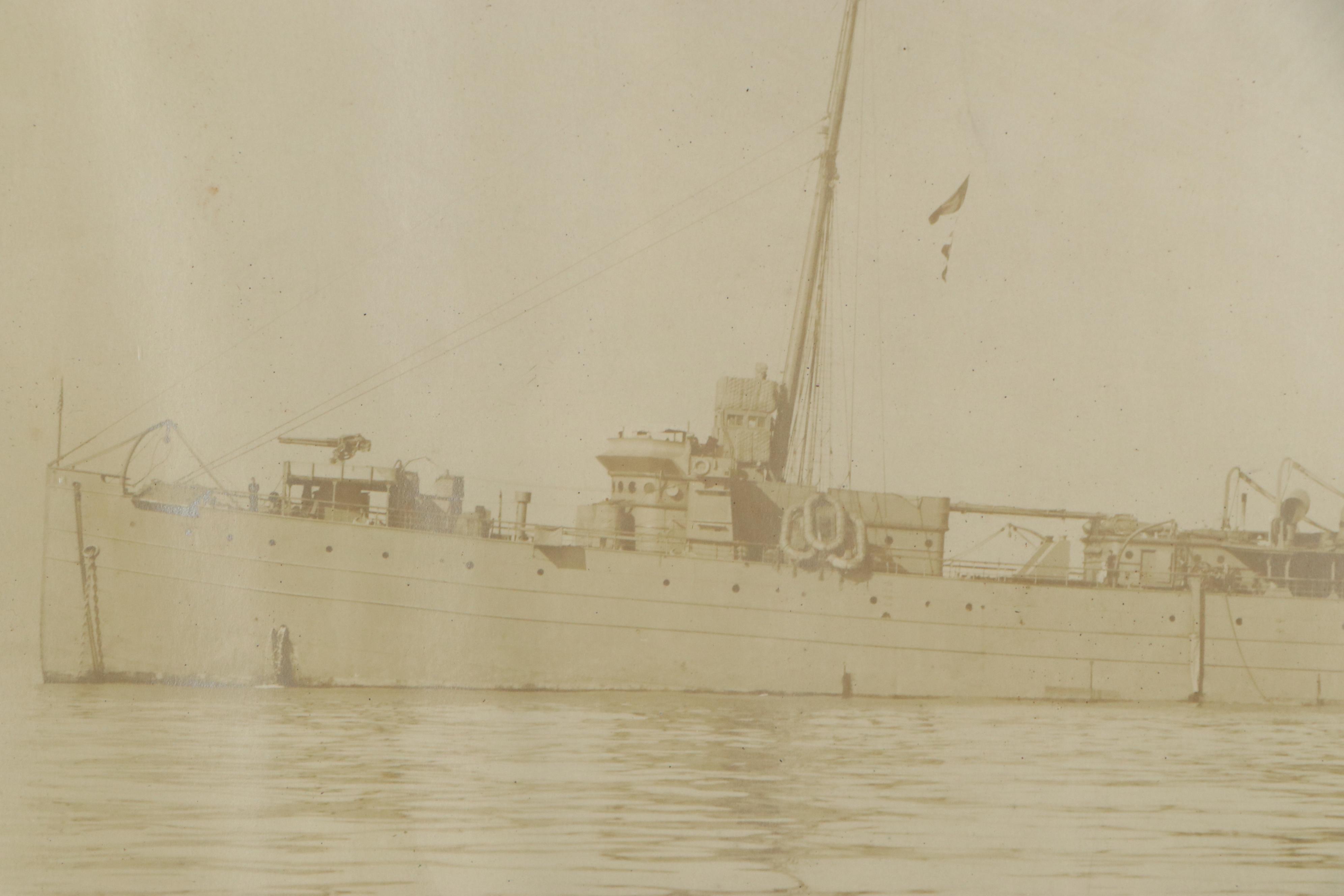 O.W. Waterman and E. Muller Carbon Photographs of Navy Ships, Early 20th Century