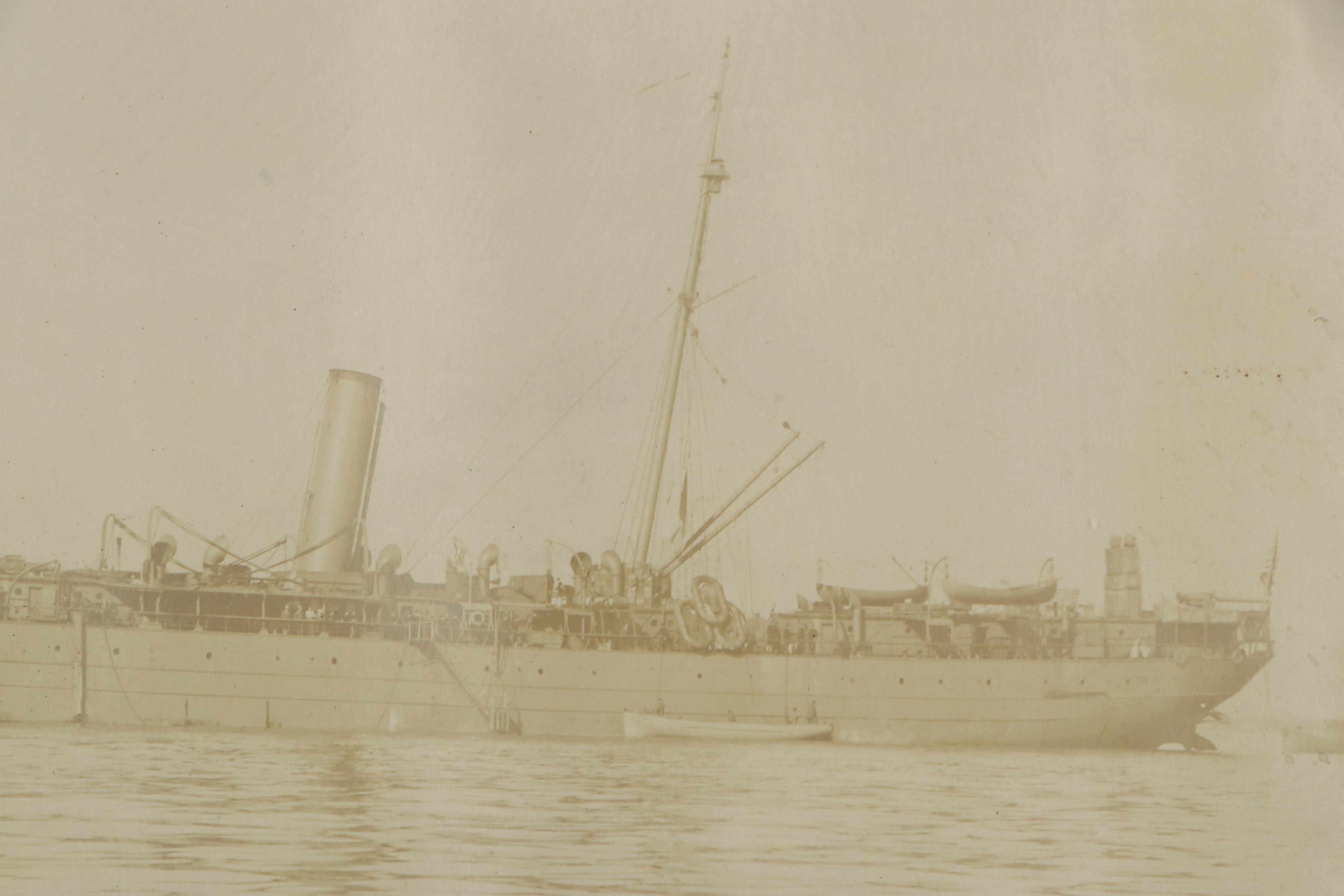 O.W. Waterman and E. Muller Carbon Photographs of Navy Ships, Early 20th Century