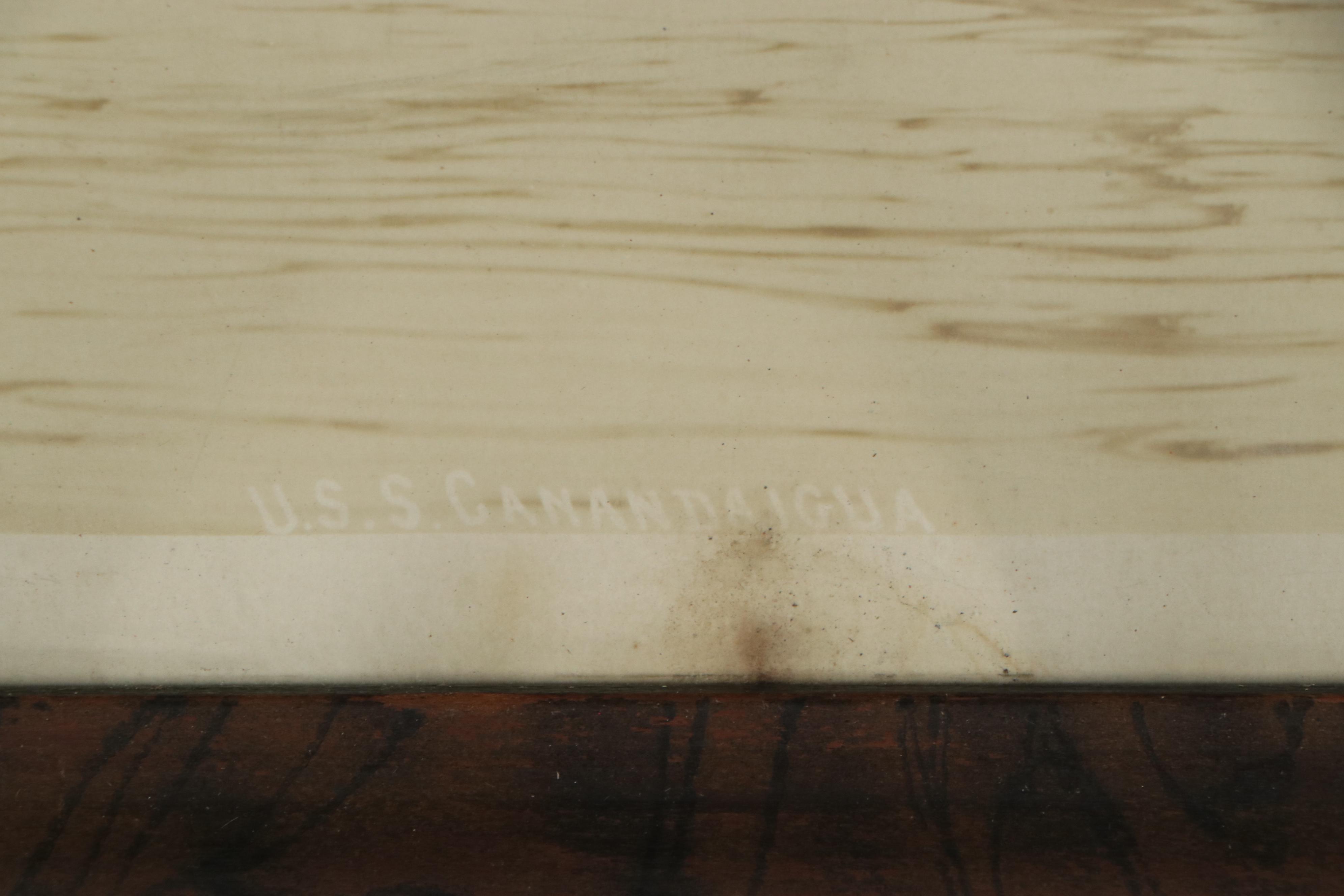 O.W. Waterman and E. Muller Carbon Photographs of Navy Ships, Early 20th Century