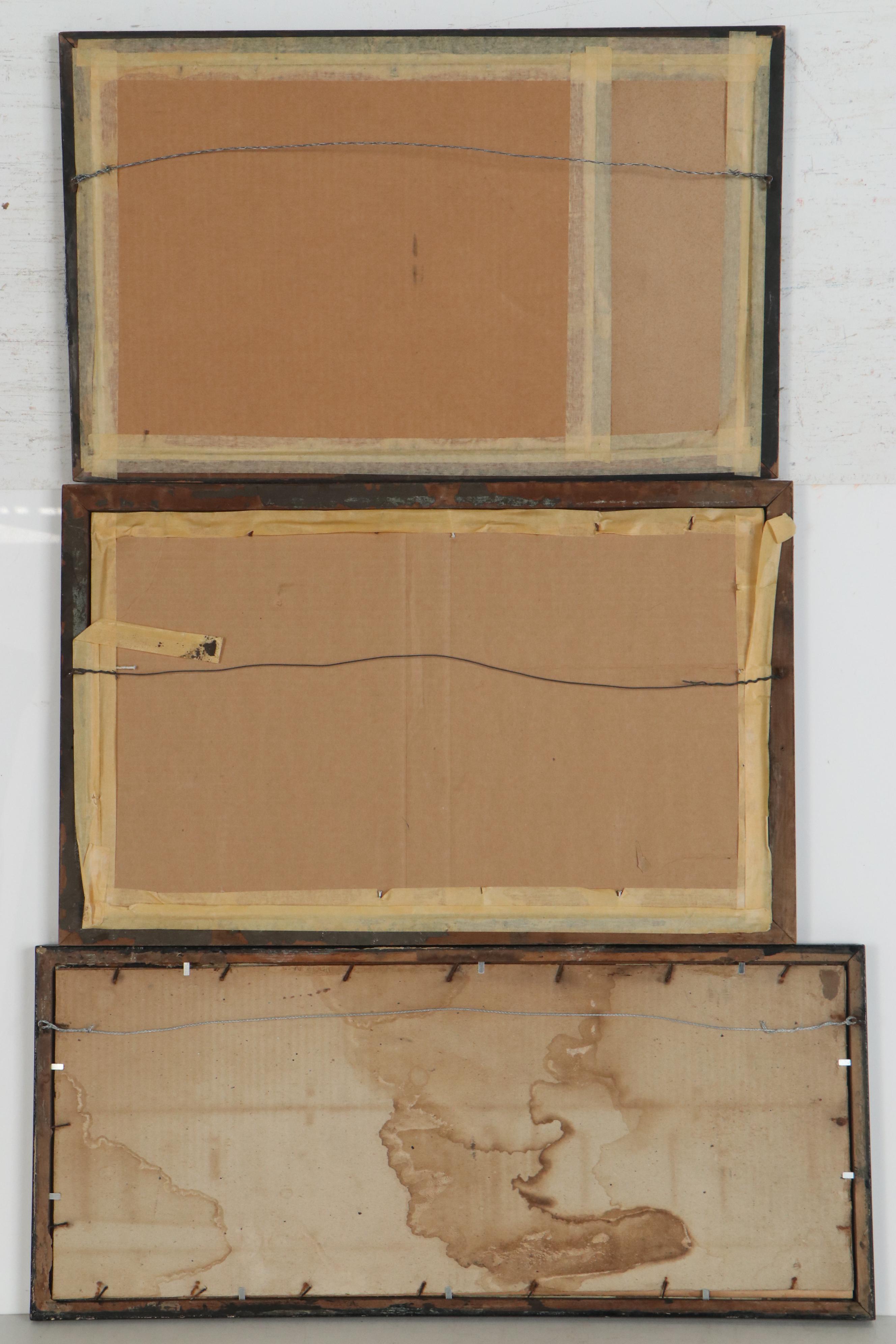 O.W. Waterman and E. Muller Carbon Photographs of Navy Ships, Early 20th Century