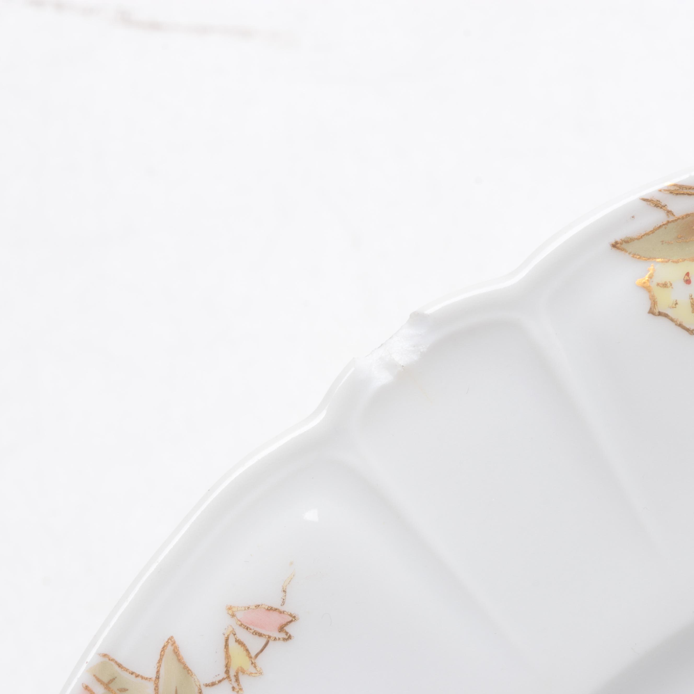 Haviland & Co. Limoges Porcelain Salad Plates, Mid-20th Century