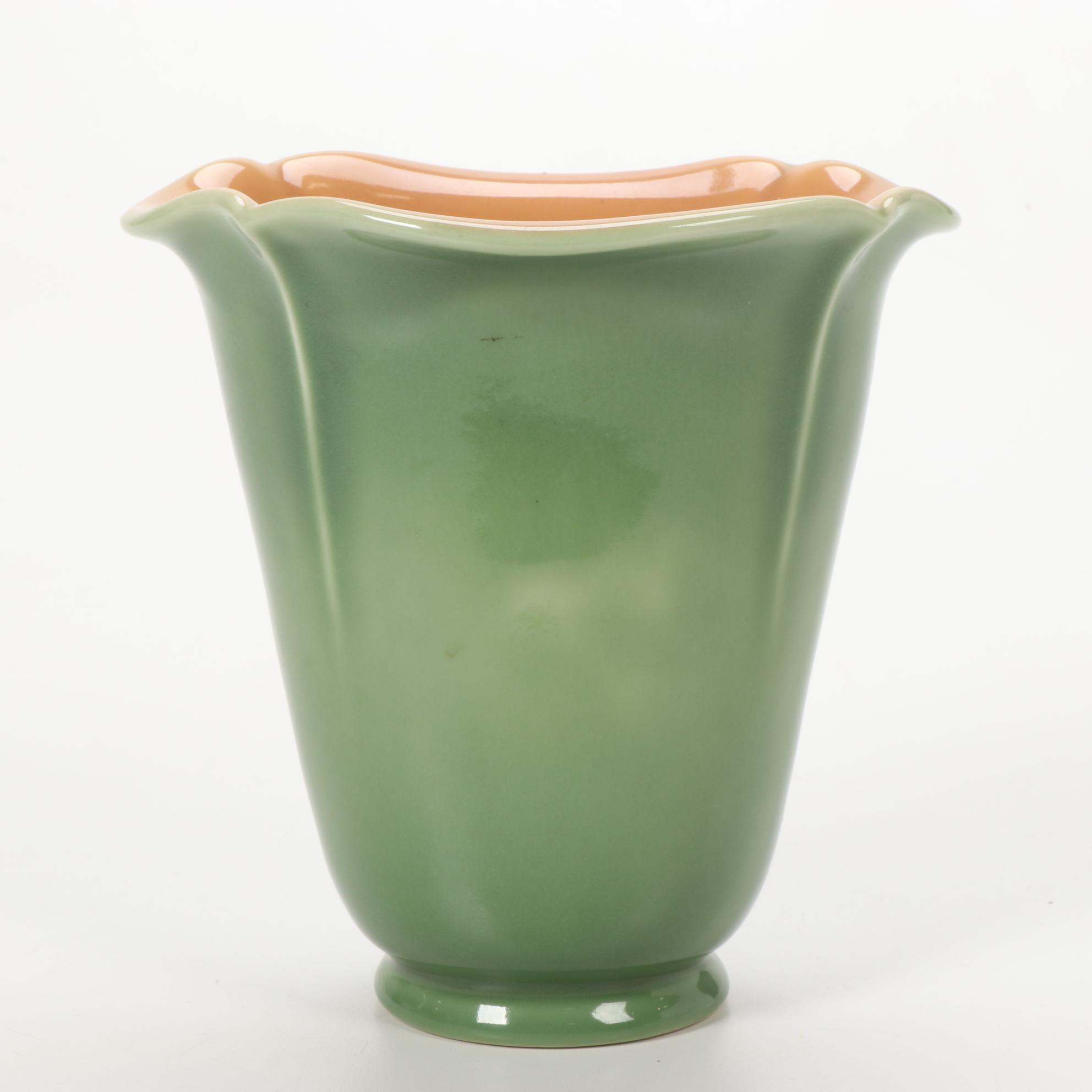 Rookwood Pottery for Western & Southern Insurance Glazed Ceramic Vase, 1943