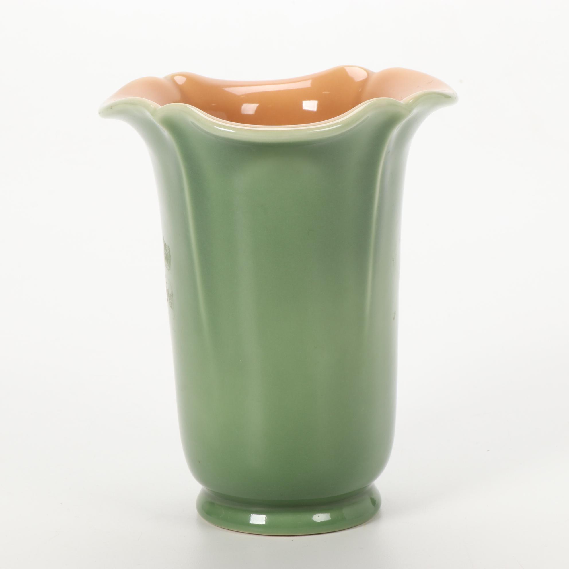 Rookwood Pottery for Western & Southern Insurance Glazed Ceramic Vase, 1943