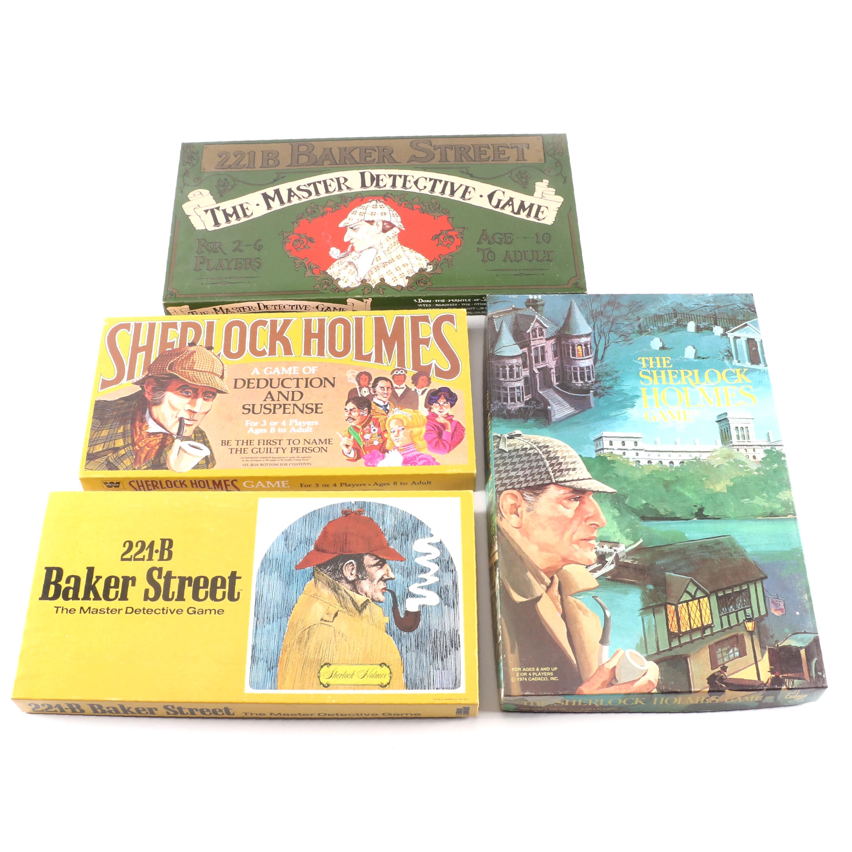 Collection of Sherlock Holmes Board Games