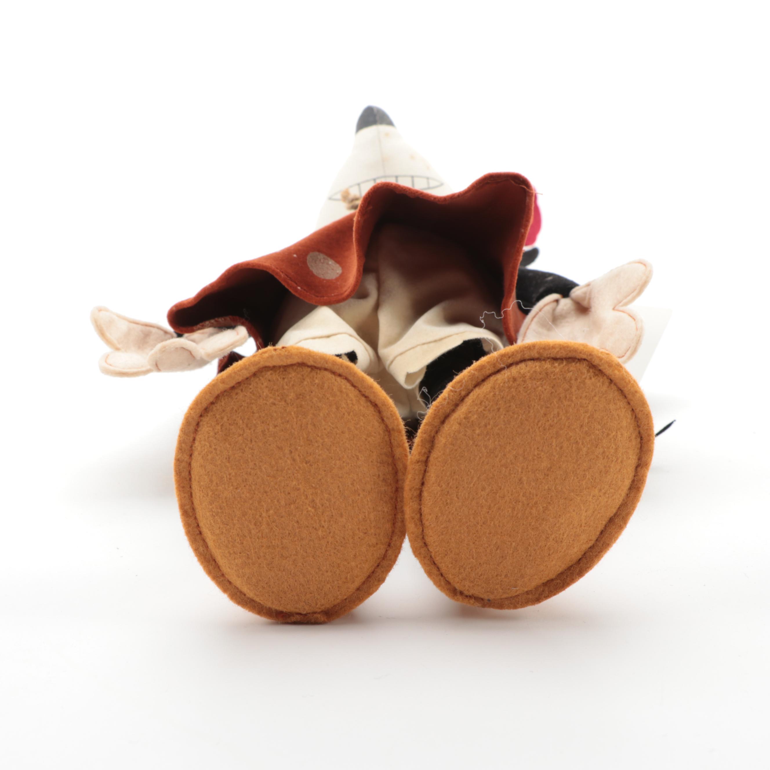 Disney Retro Toy Collection Mickey and Minnie Mouse Stuffed Toys