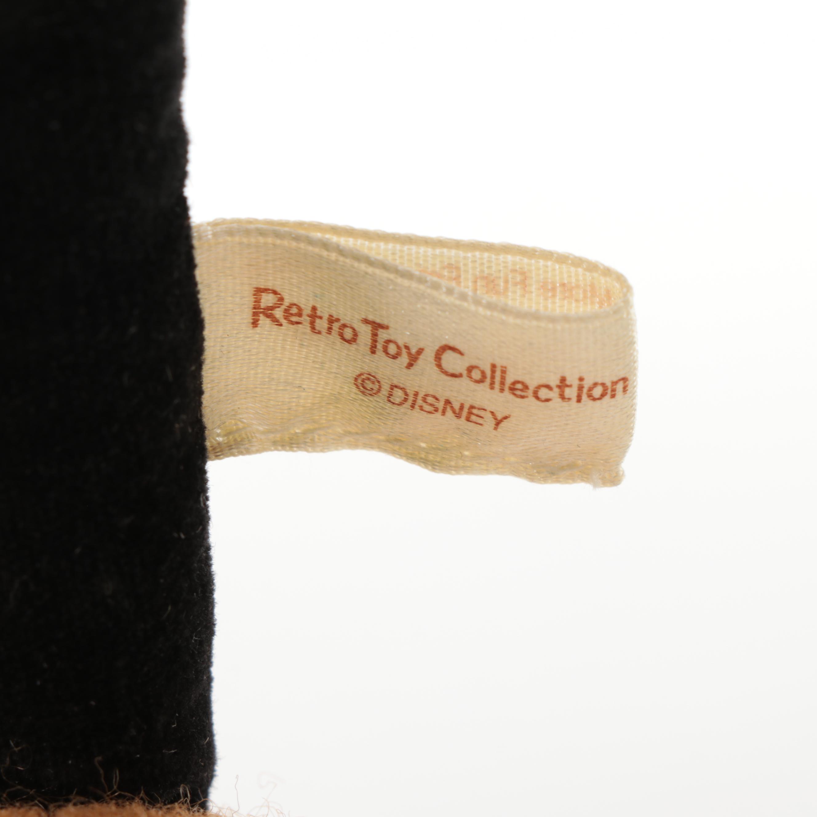 Disney Retro Toy Collection Mickey and Minnie Mouse Stuffed Toys