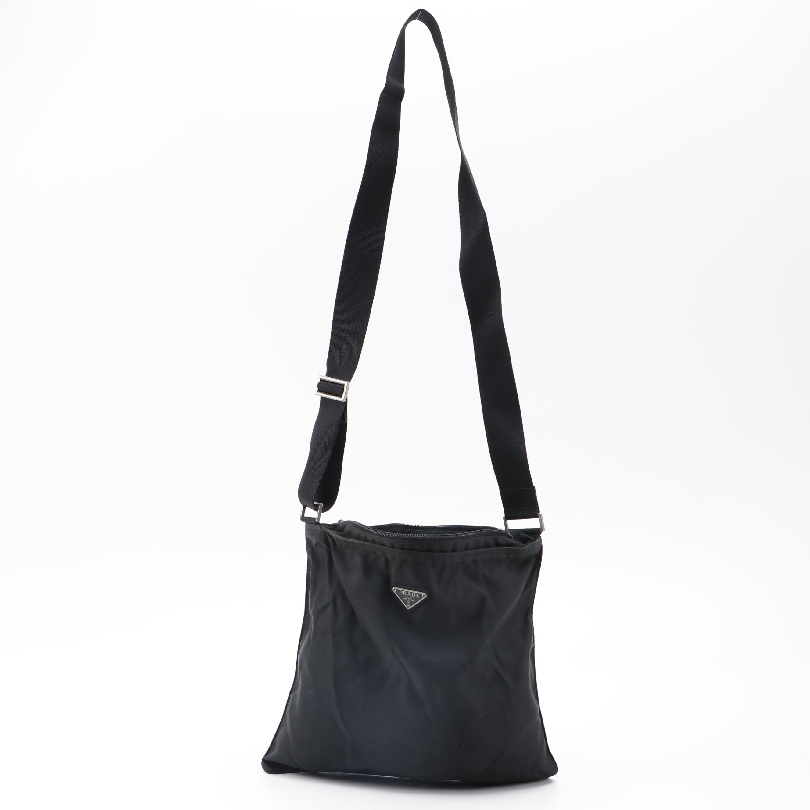 Prada Black Nylon Crossbody Bag