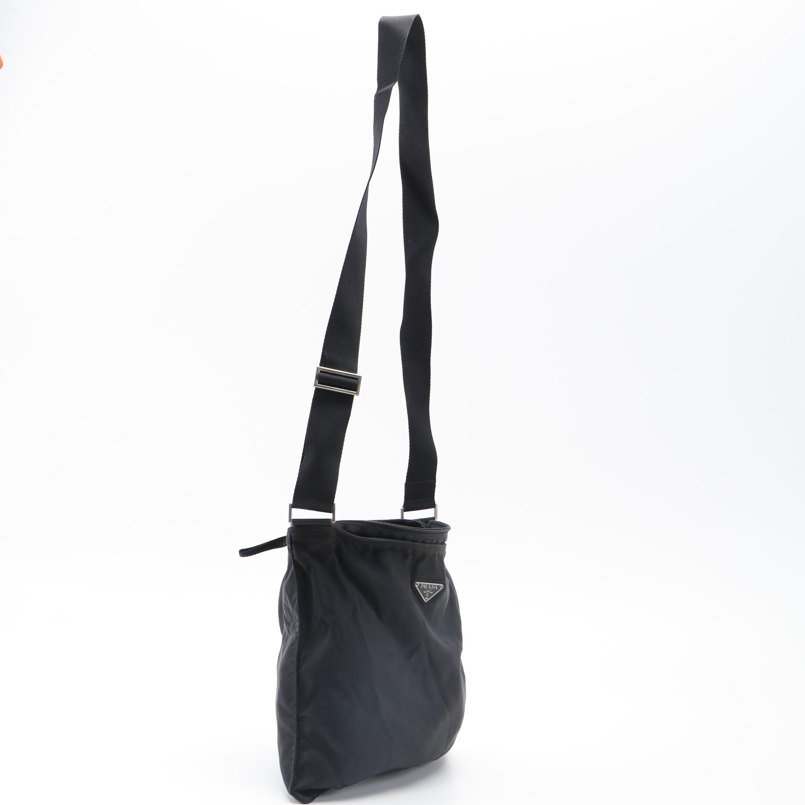 Prada Black Nylon Crossbody Bag