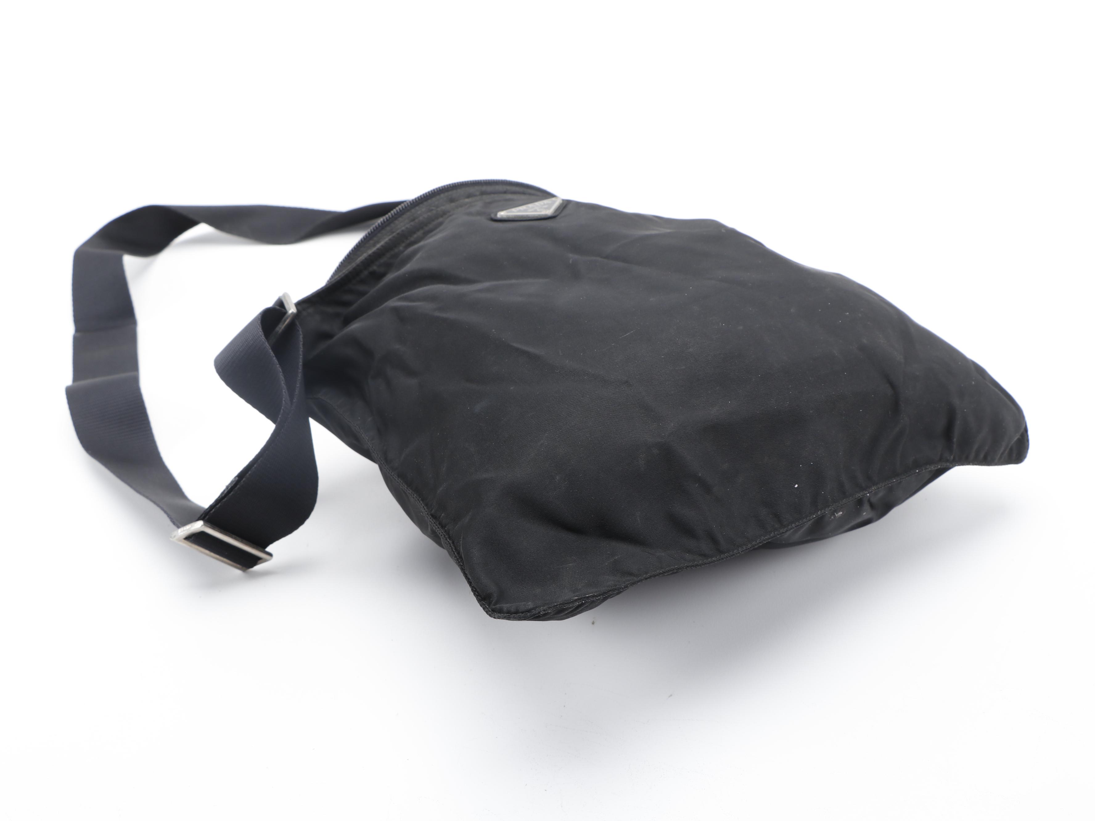 Prada Black Nylon Crossbody Bag
