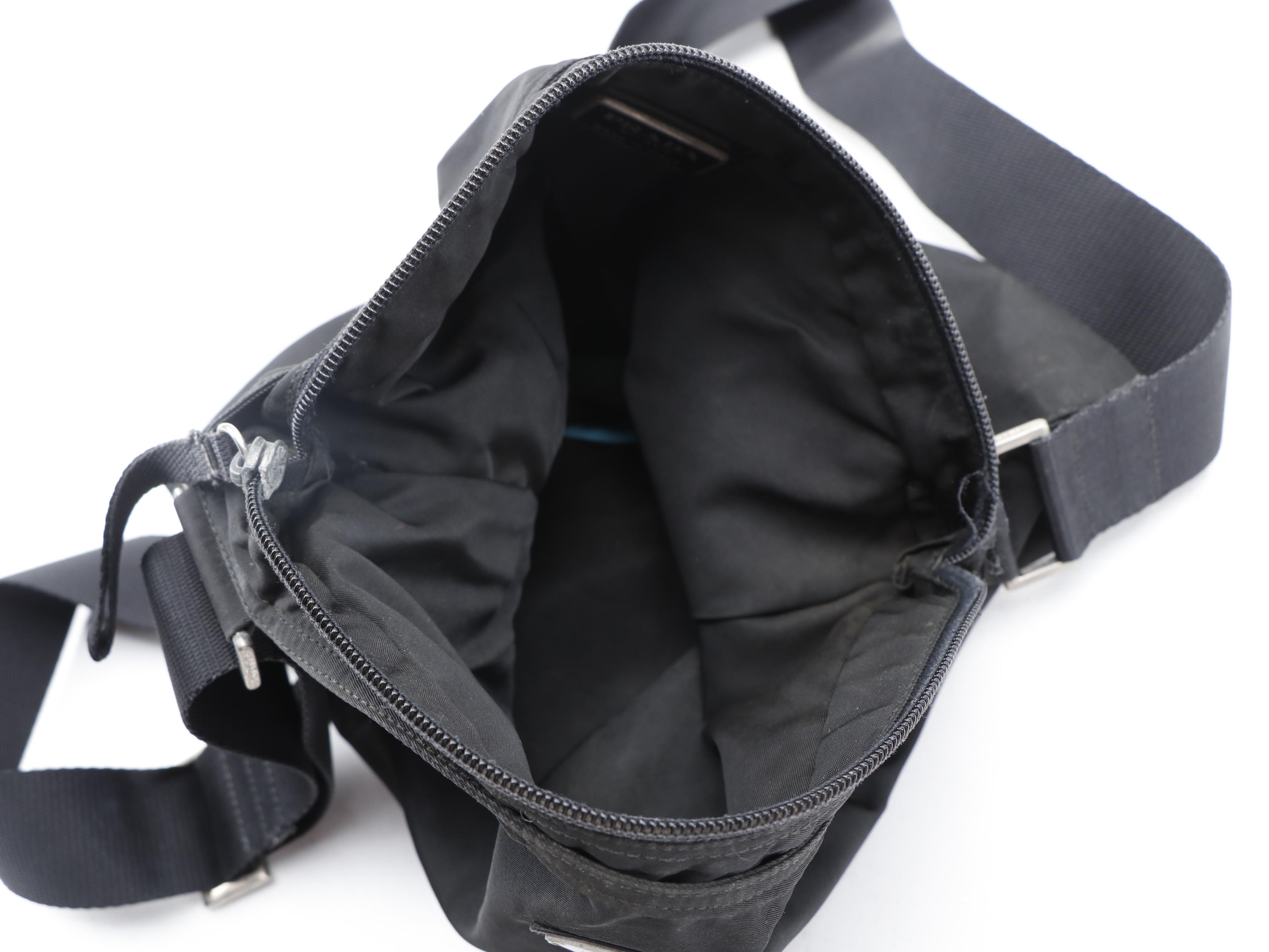 Prada Black Nylon Crossbody Bag