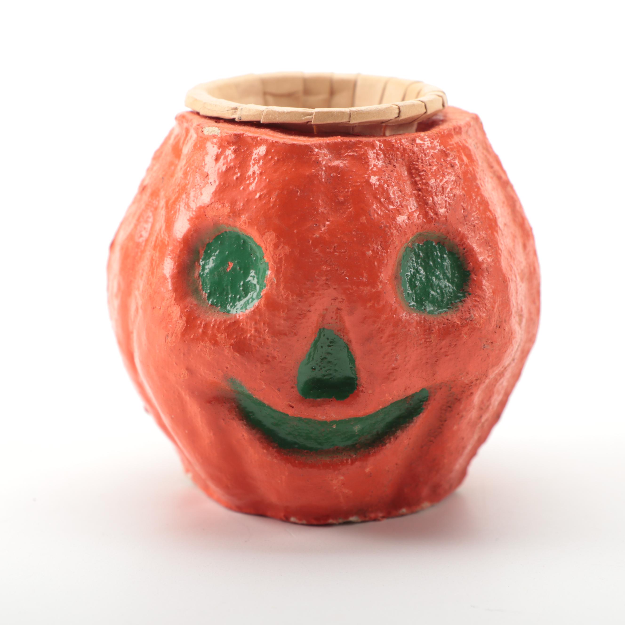Rosbro Miniature Halloween Candy Containers, Mid to Late 20th Century