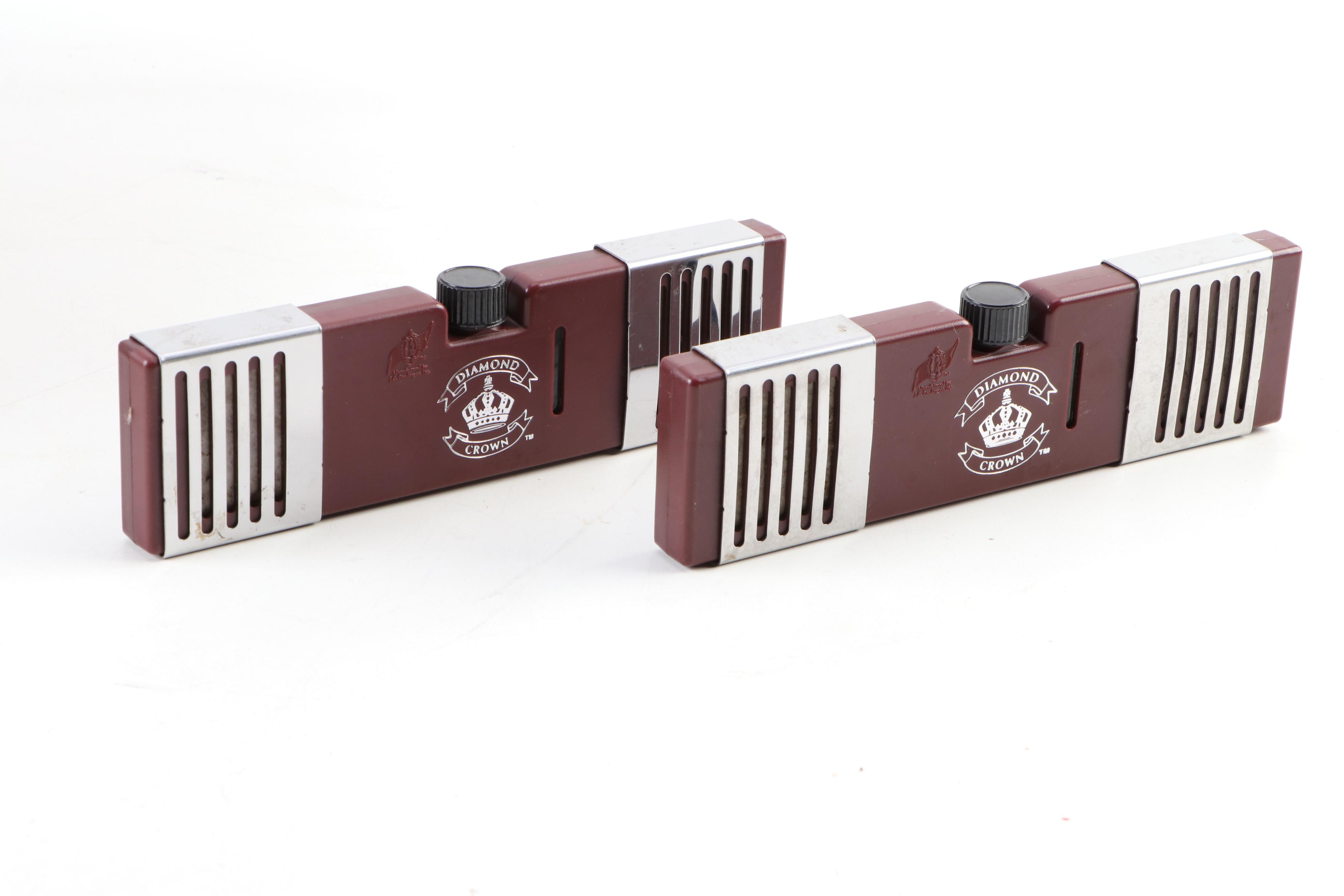 Reed & Barton Diamond Crown "Biltmore" Cherry Wood Humidor with Hygrometer