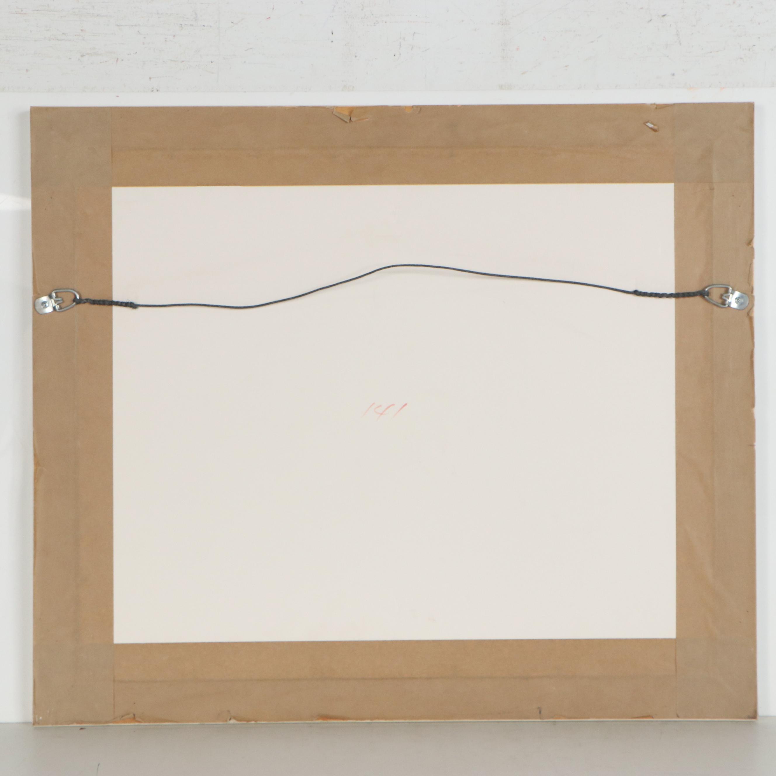 Disney Goofy "Tennis Racquet" Sericel, Late 20th Century