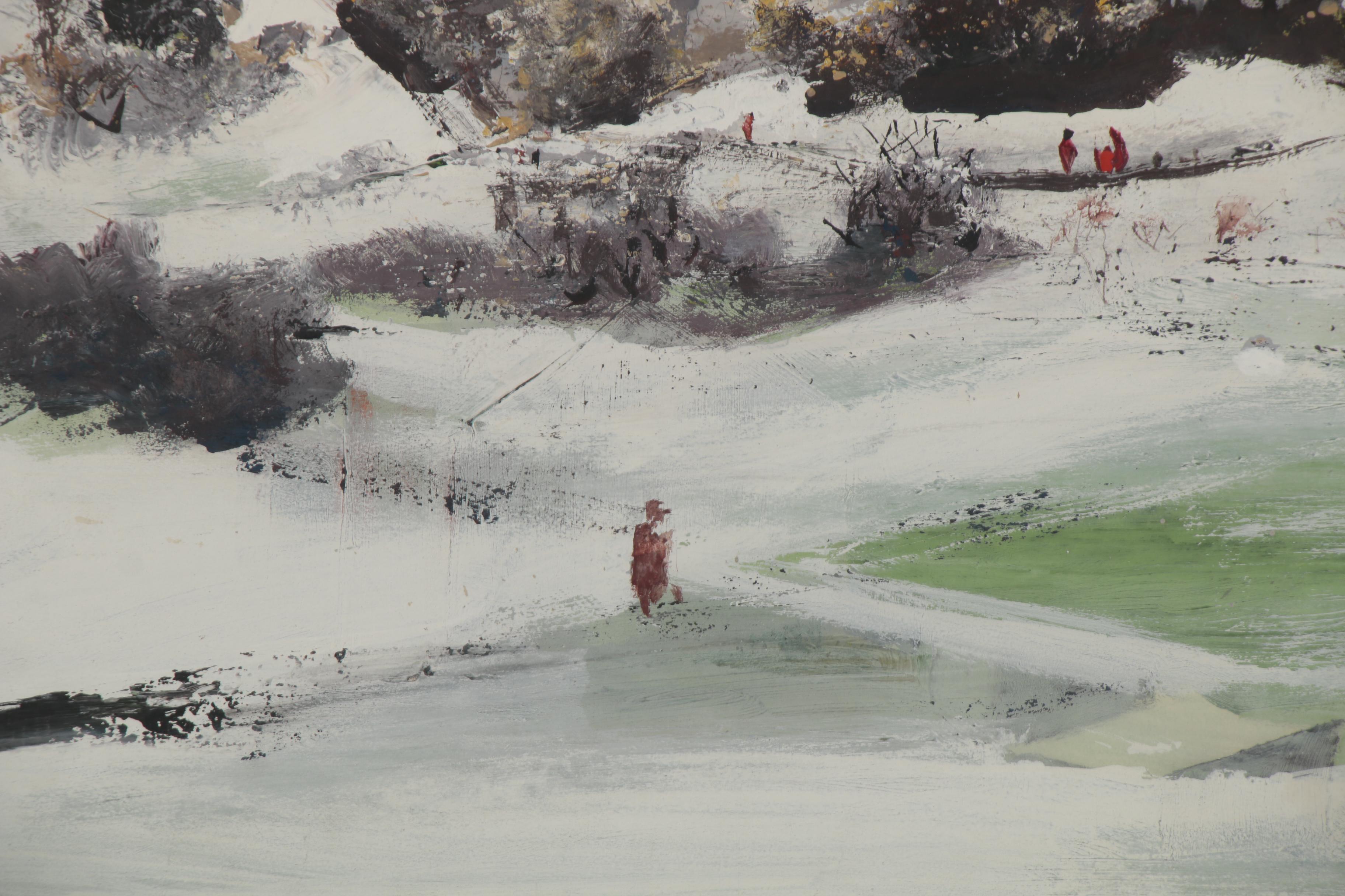 Adolf Dehn Oil Painting of Central Park