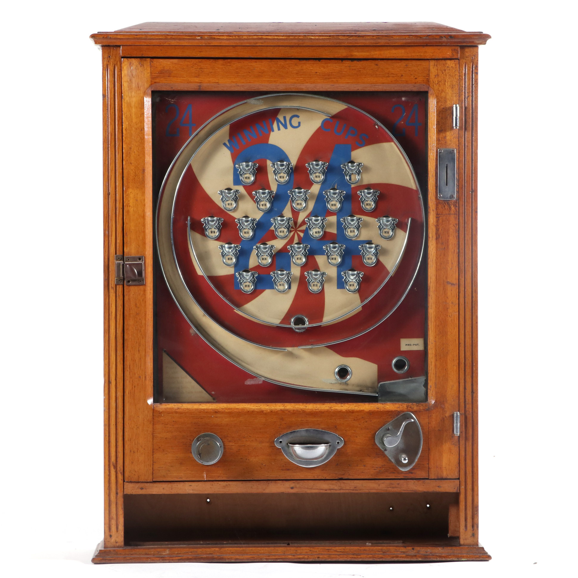 Coney Island "Wondermatic" Wooden Tabletop Penny Pinball Machine, 1920s/1930s