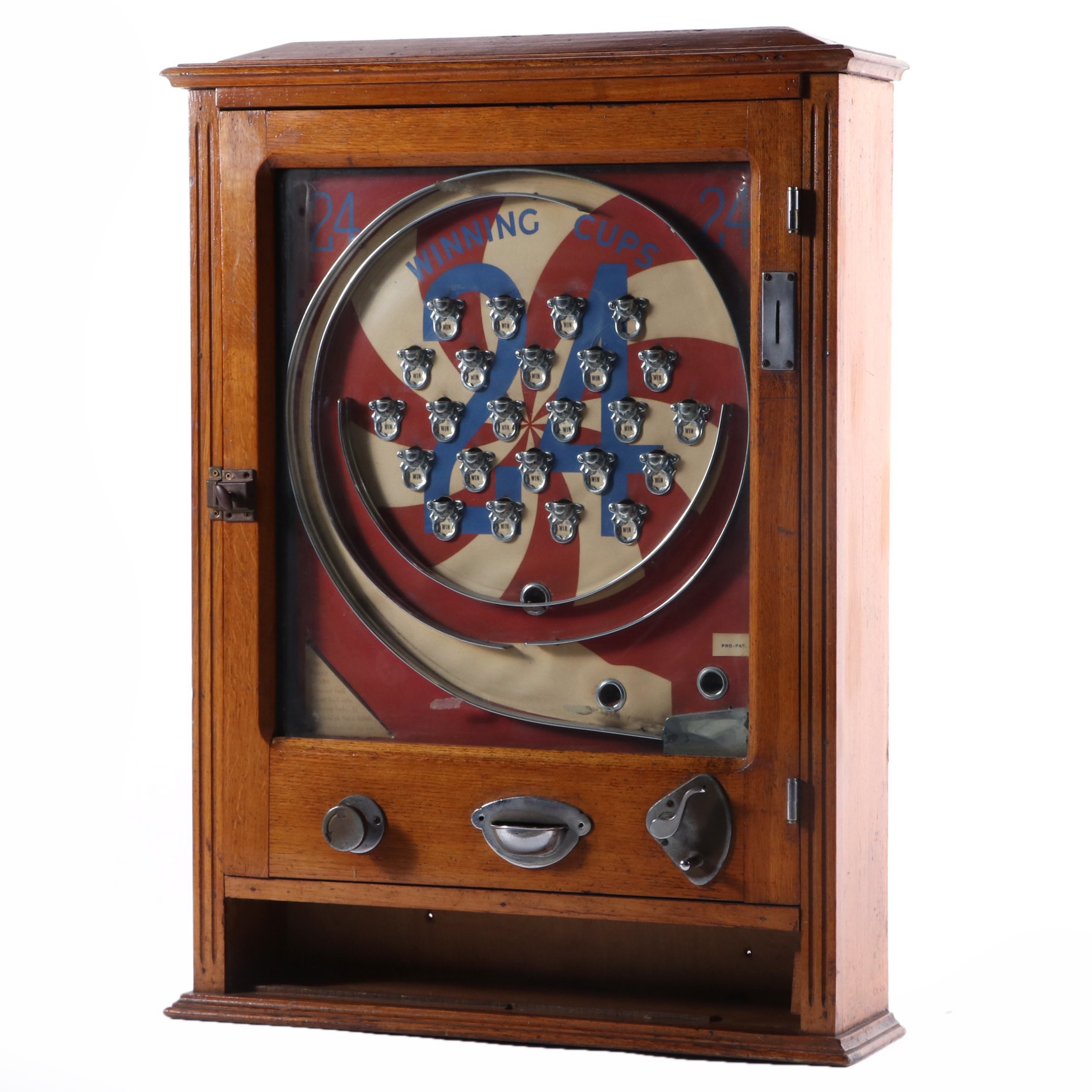 Coney Island "Wondermatic" Wooden Tabletop Penny Pinball Machine, 1920s/1930s