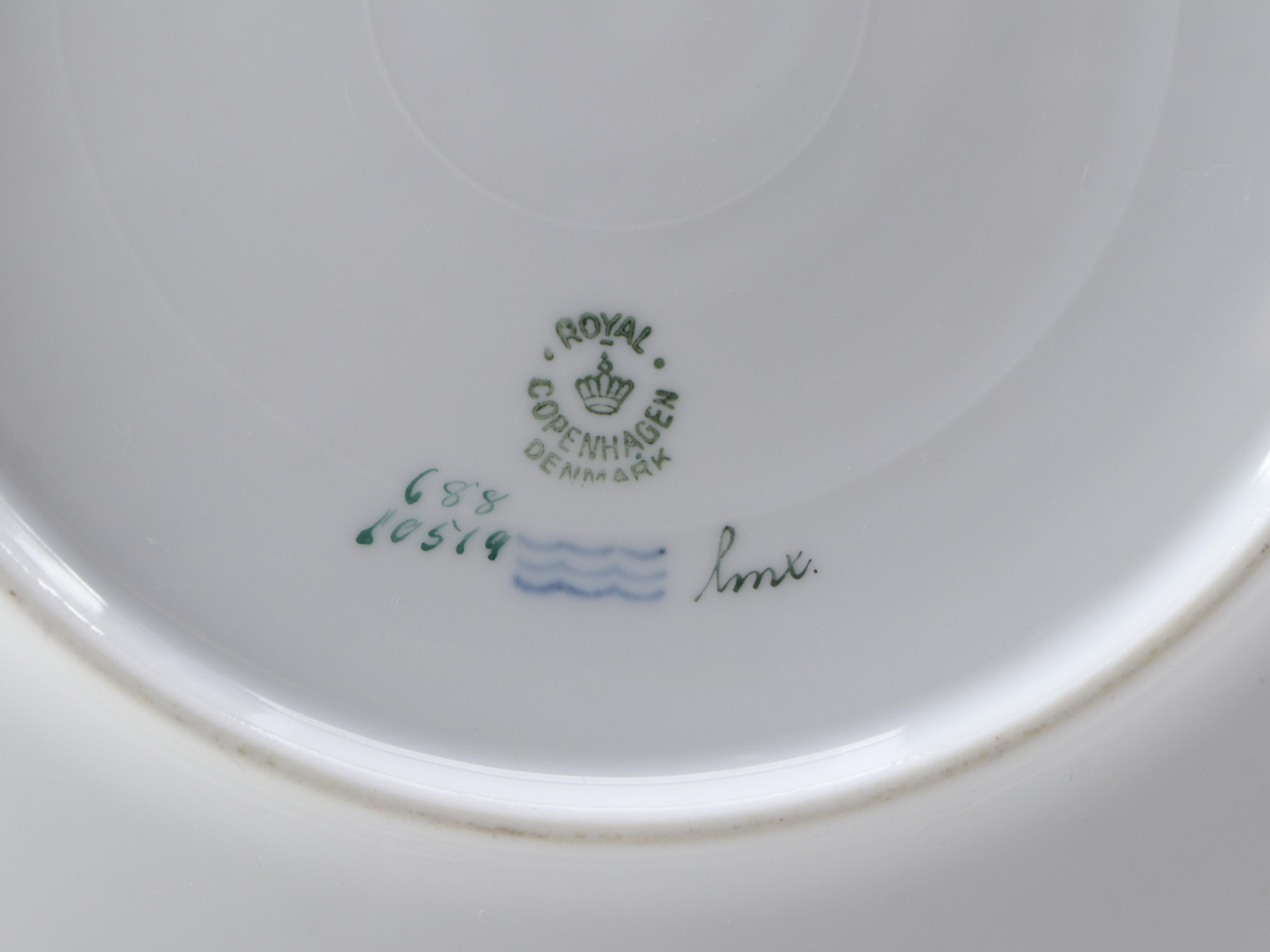 Royal Copenhagen "Brown Rose" Porcelain Dinnerware