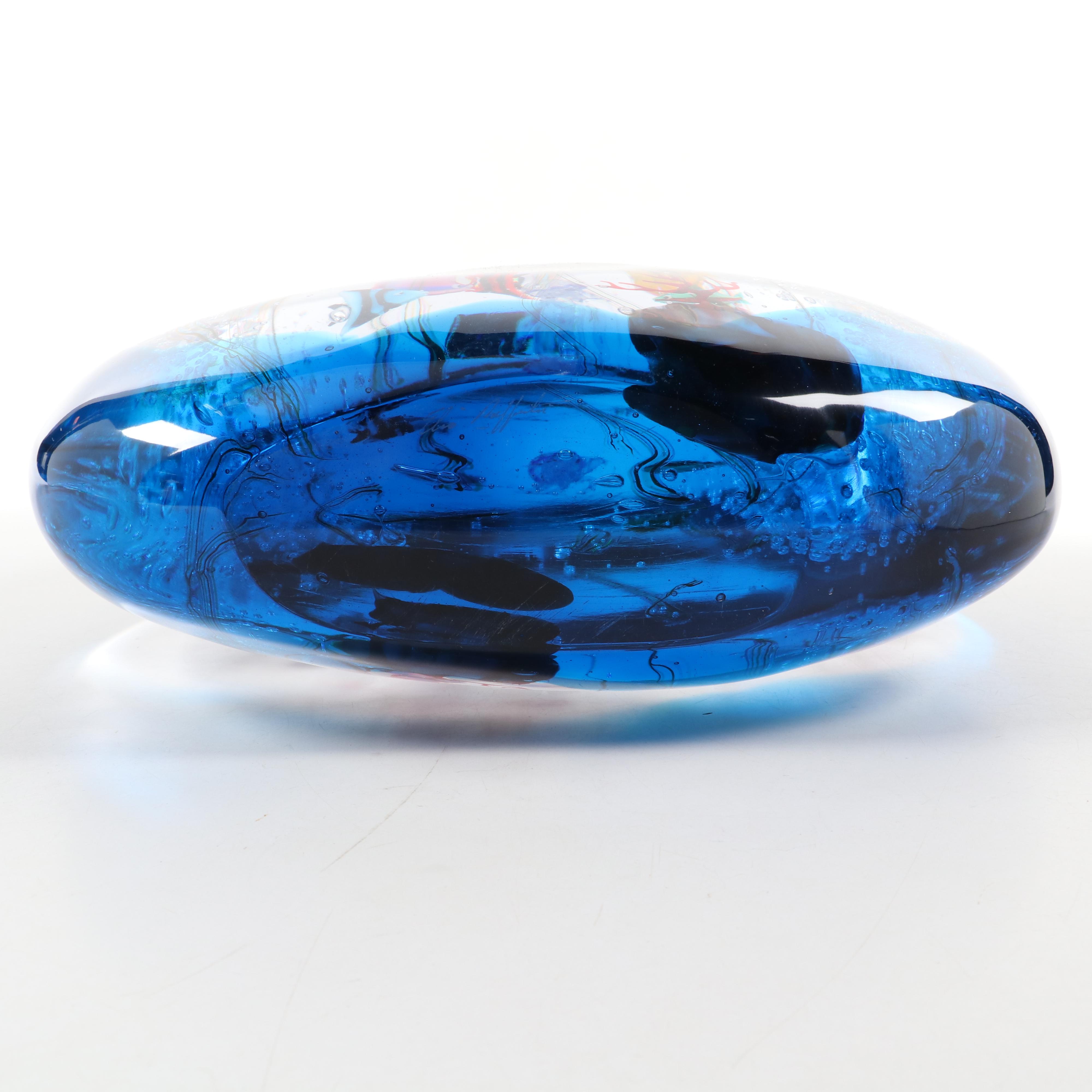 Elio Raffaeli Oggetti Murano Glass Sea Life Aquarium Art Glass Sculpture