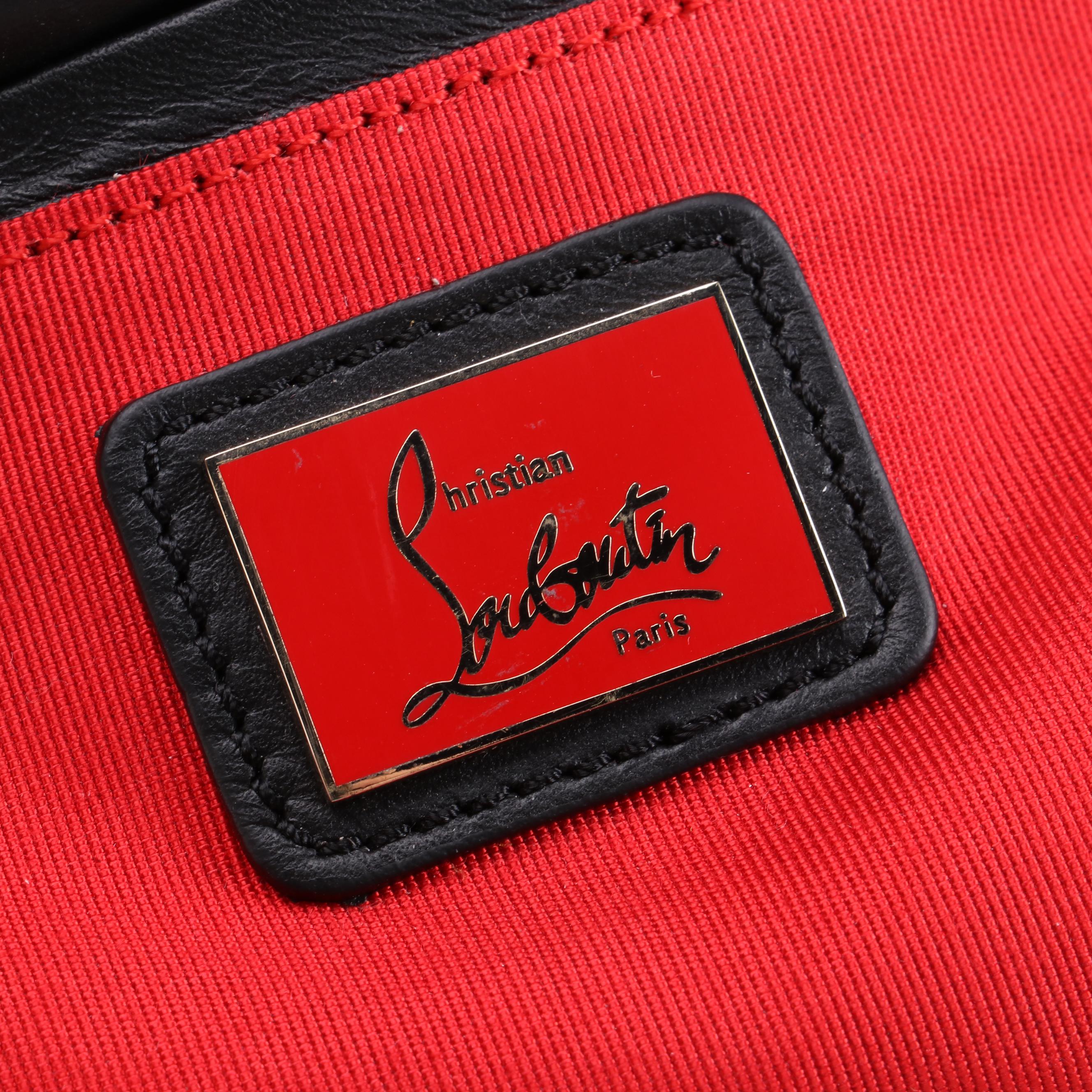 Christian Louboutin Sweet Charity Mini Karung Snakeskin Backpack