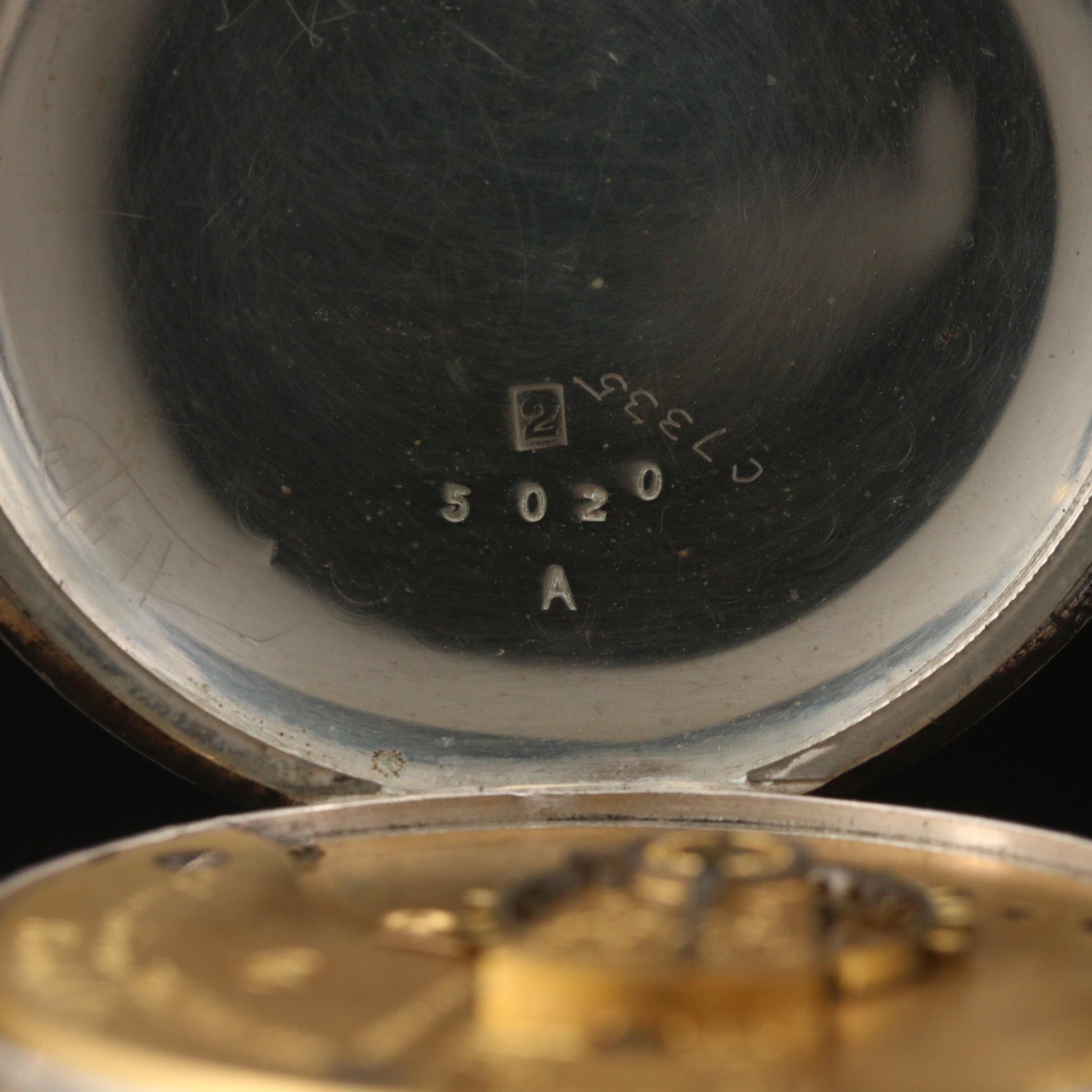 1890 Waltham Coin Silver Open Face Pocket Watch