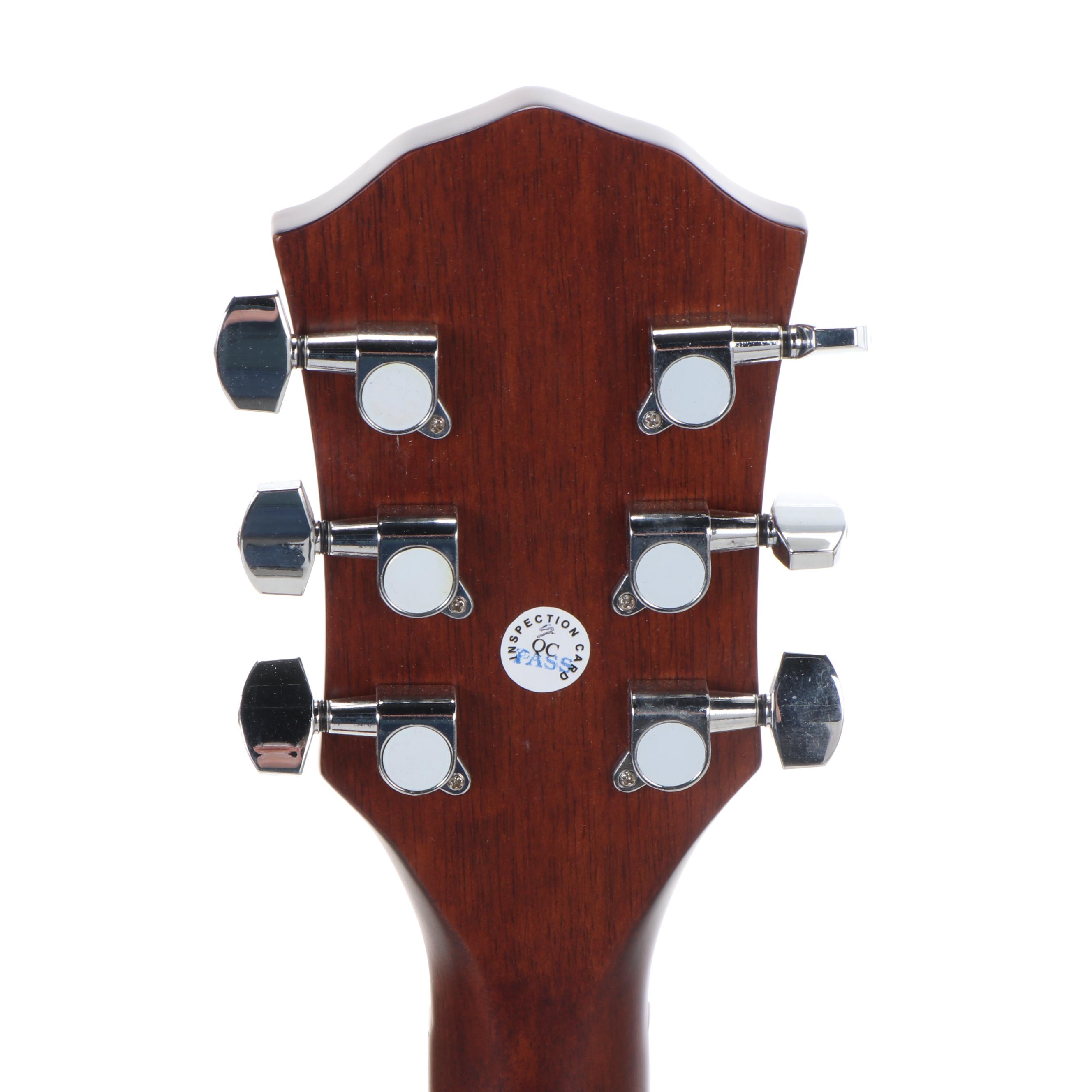 Fender FA-125 Acoustic Dreadnought Guitar with Tuner and Stand