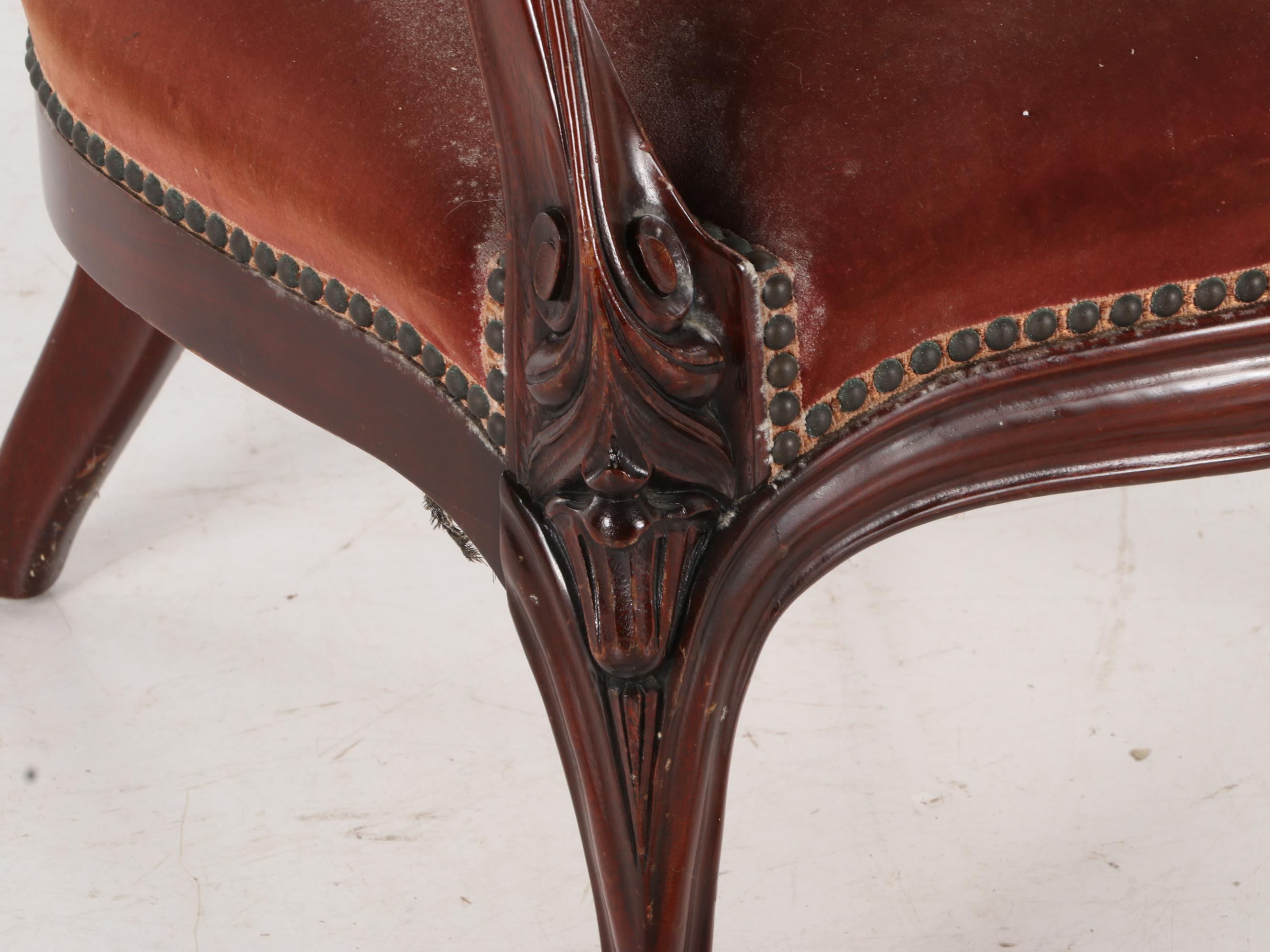 Vander Ley Bros. "Fredericksburg" Victorian Style Armchair, 1930s