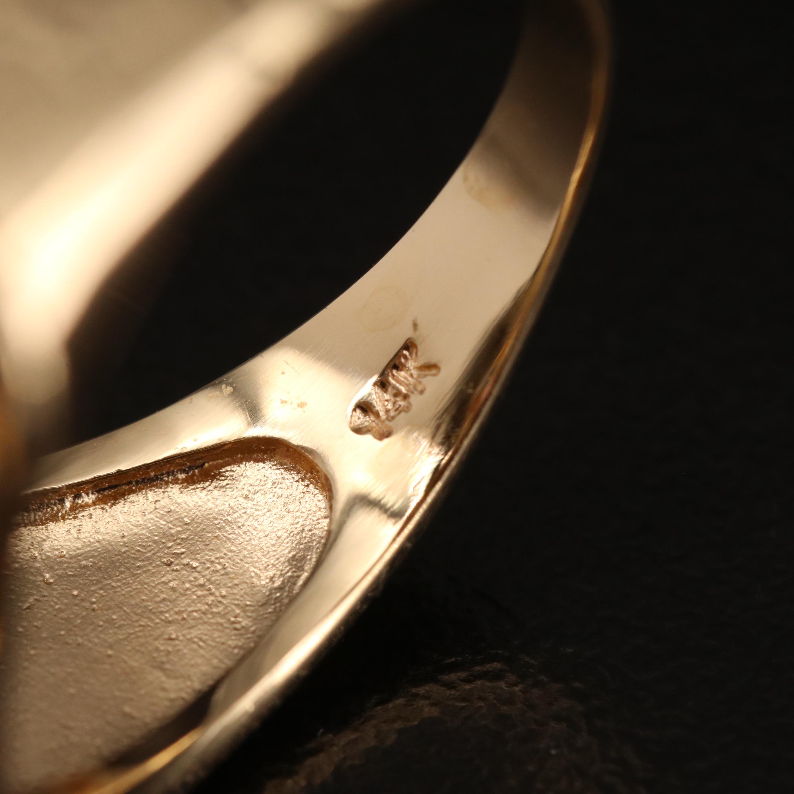 14K Multi-Gemstone Ring with Diamond Accents