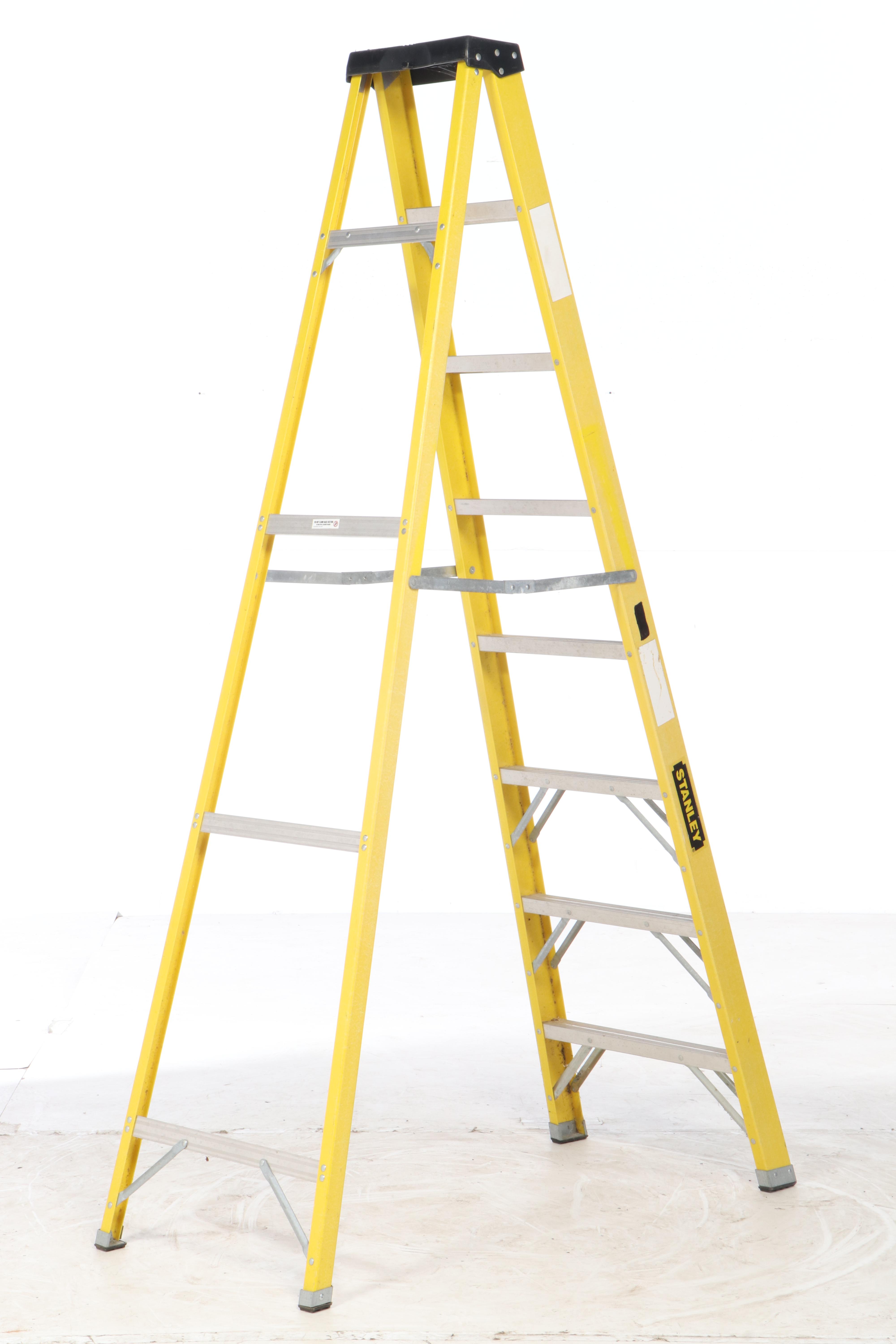 Stanley Fiberglass and Aluminum 8-Foot Step Ladder