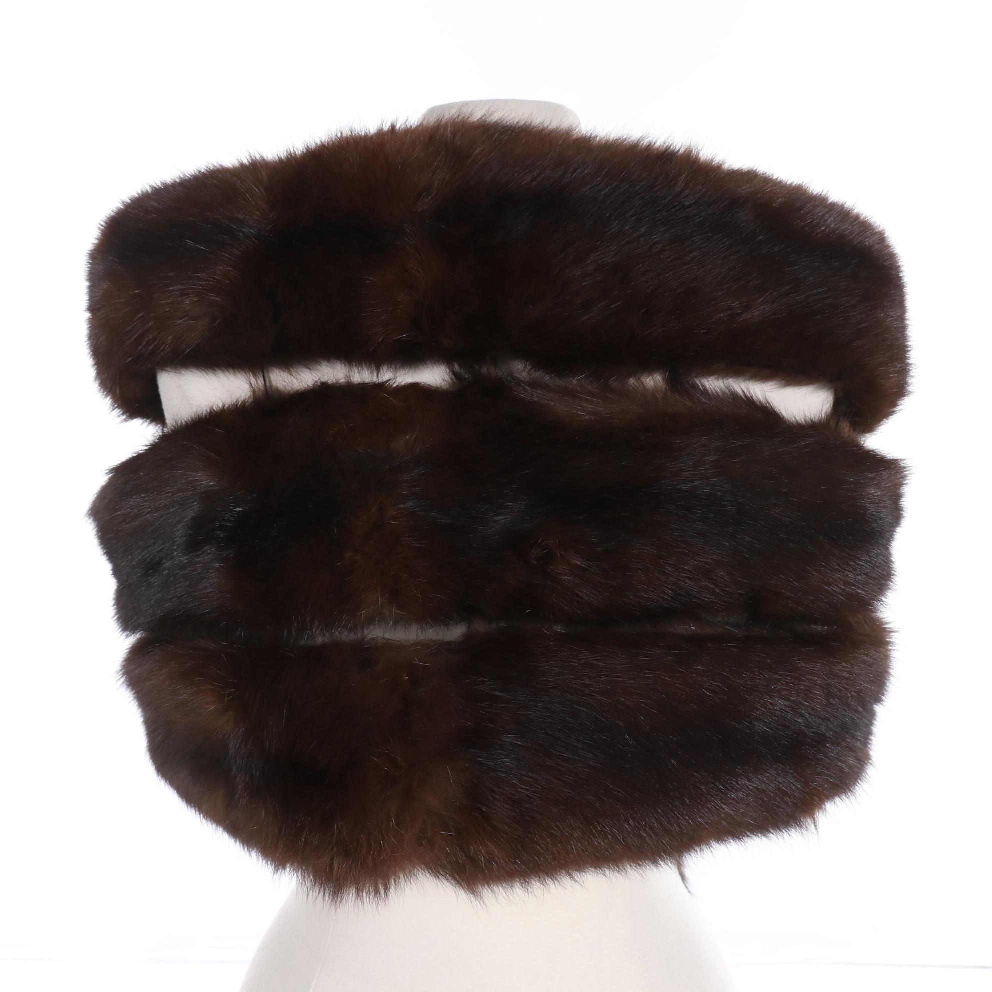 Sable Fur Stole with Removable Extensions from Livingston's
