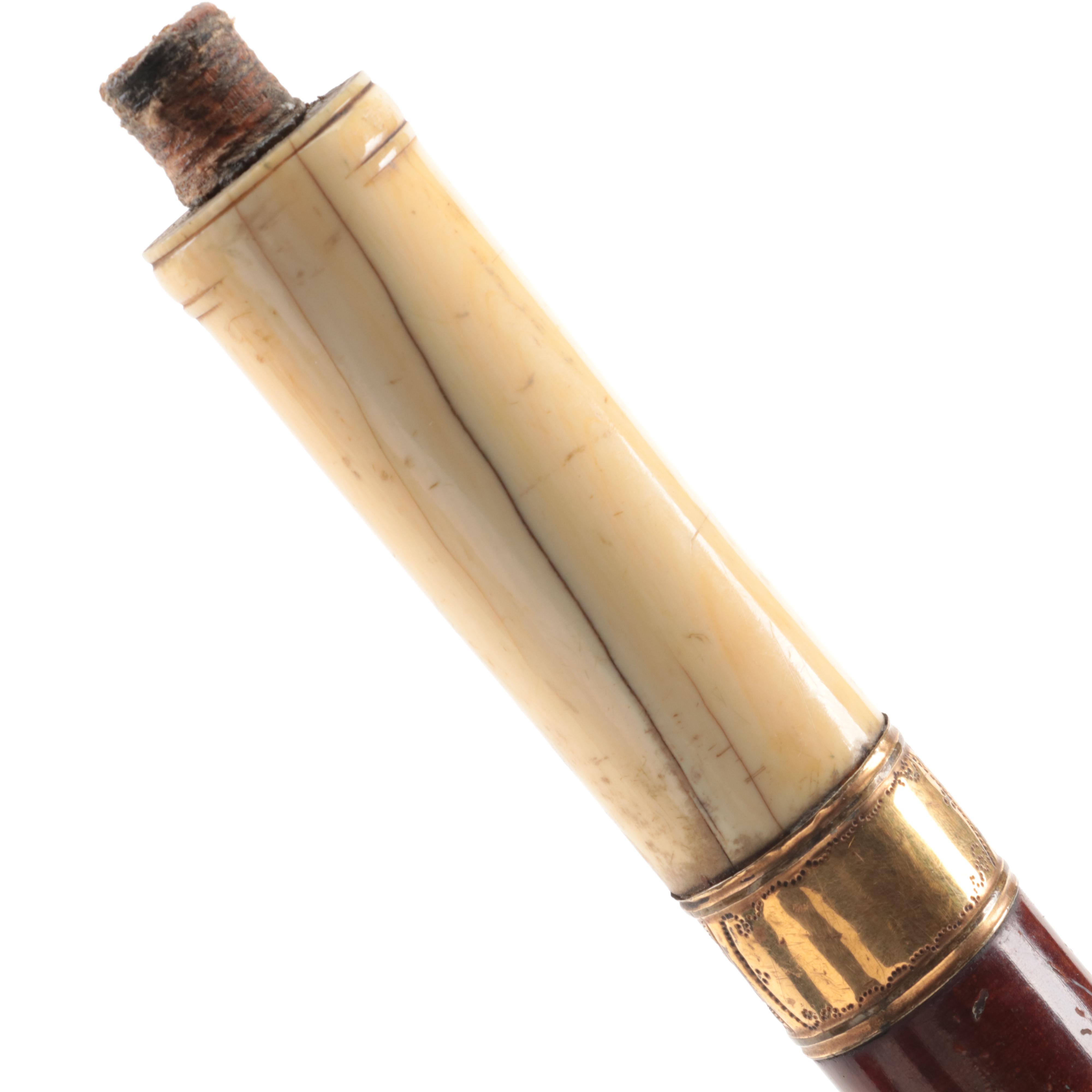 Important Carved Cane of the Property of Robert Reed Church, Memphis, Tennessee