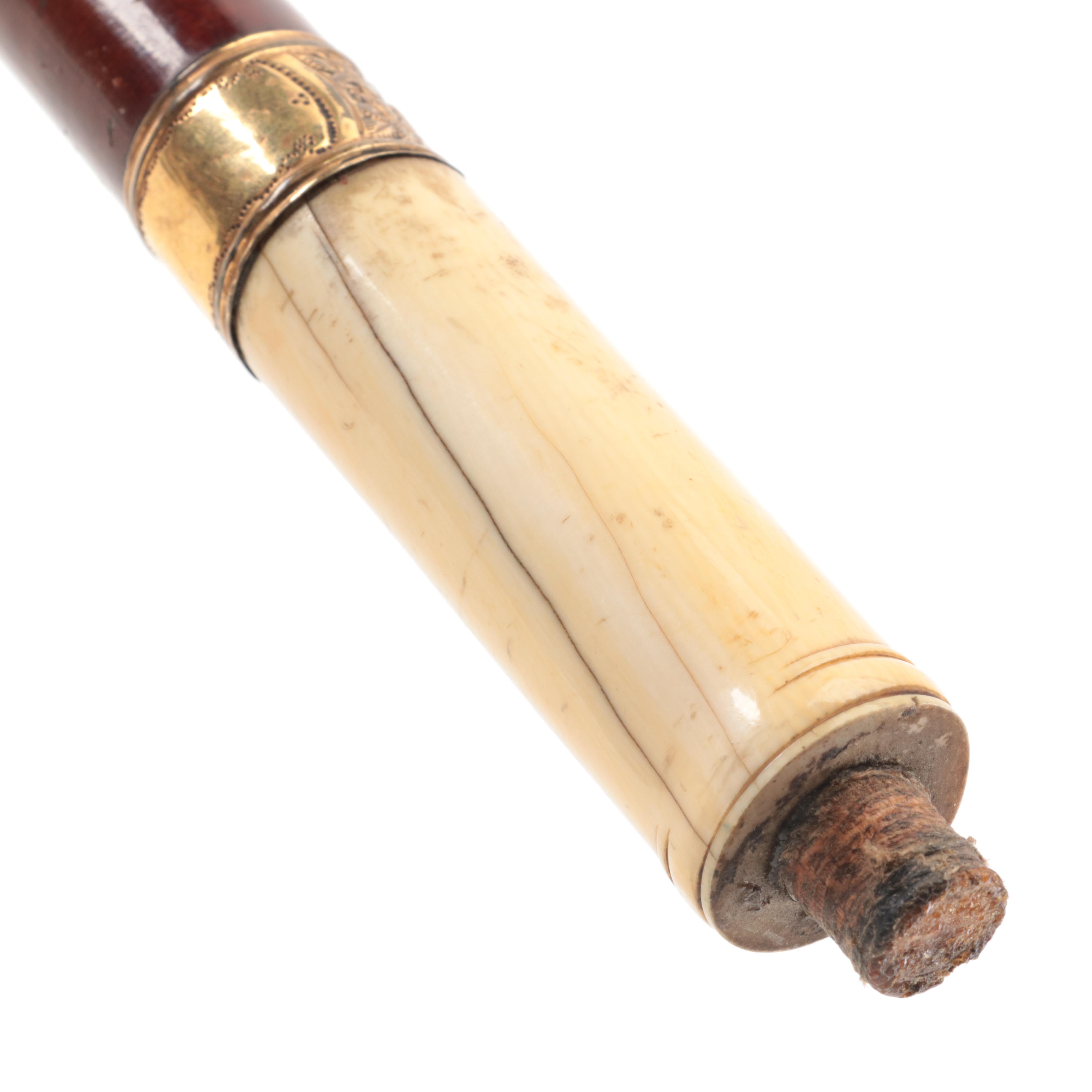 Important Carved Cane of the Property of Robert Reed Church, Memphis, Tennessee