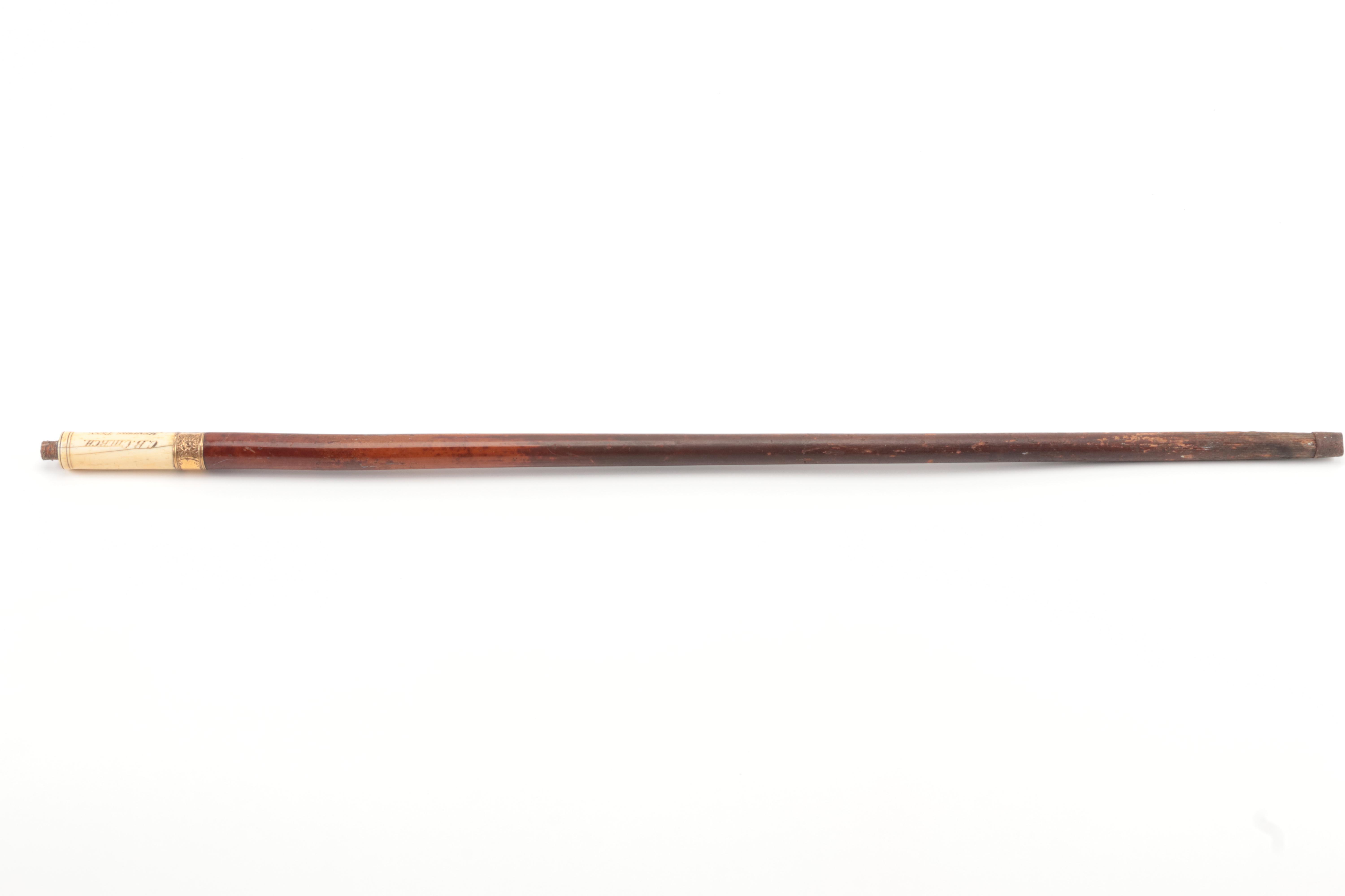 Important Carved Cane of the Property of Robert Reed Church, Memphis, Tennessee