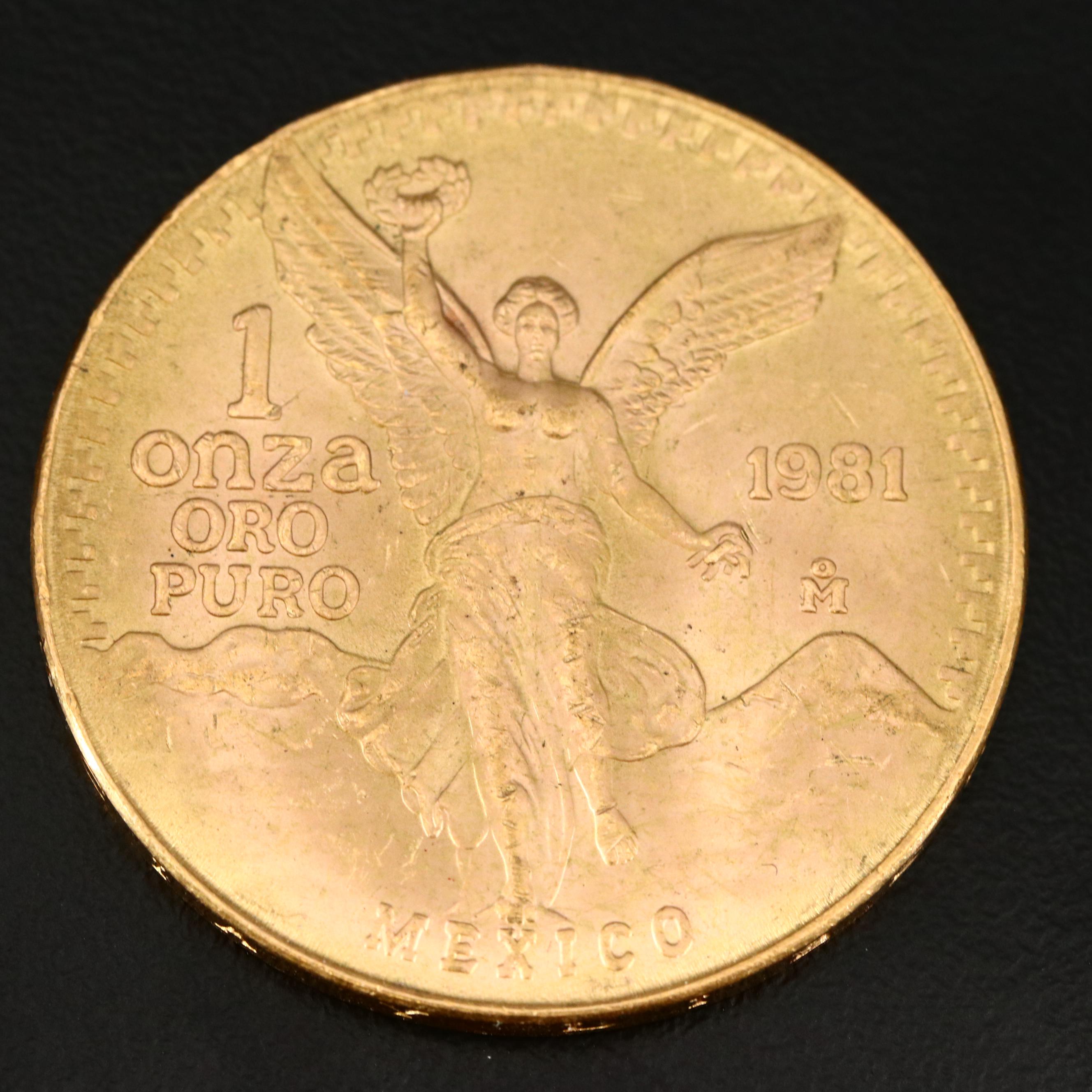 1981 Mexican Gold Libertad 1-Oz. Bullion Coin