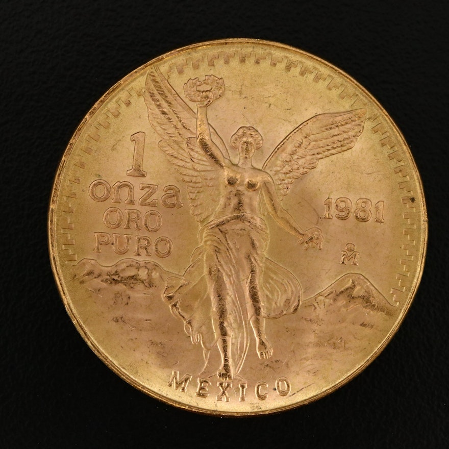 1981 Mexico Gold Libertad 1-Oz. Bullion Coin