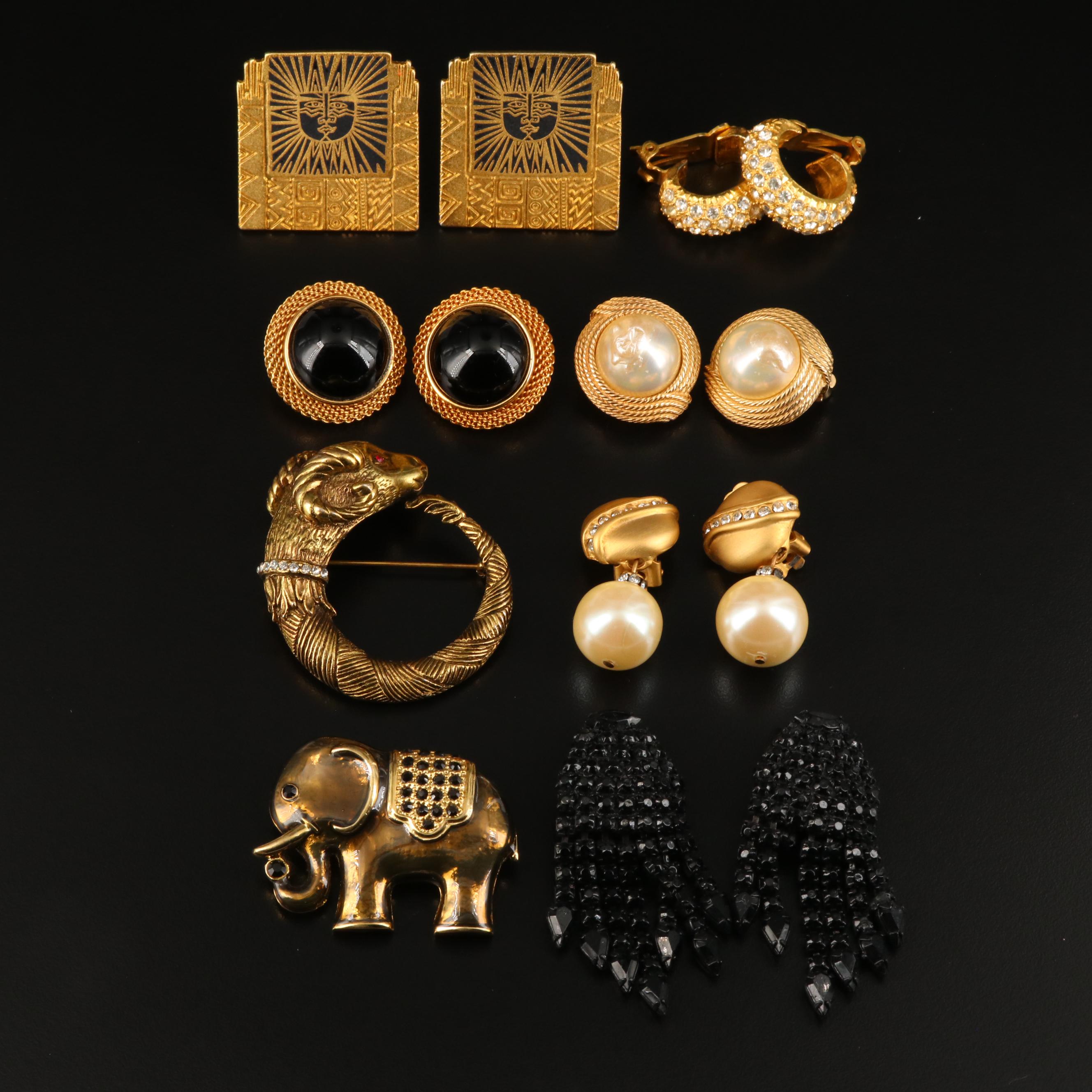 Jewelry Featuring Ellen Designs, Kenneth Lane, Weiss, Laine Burch and Ciner